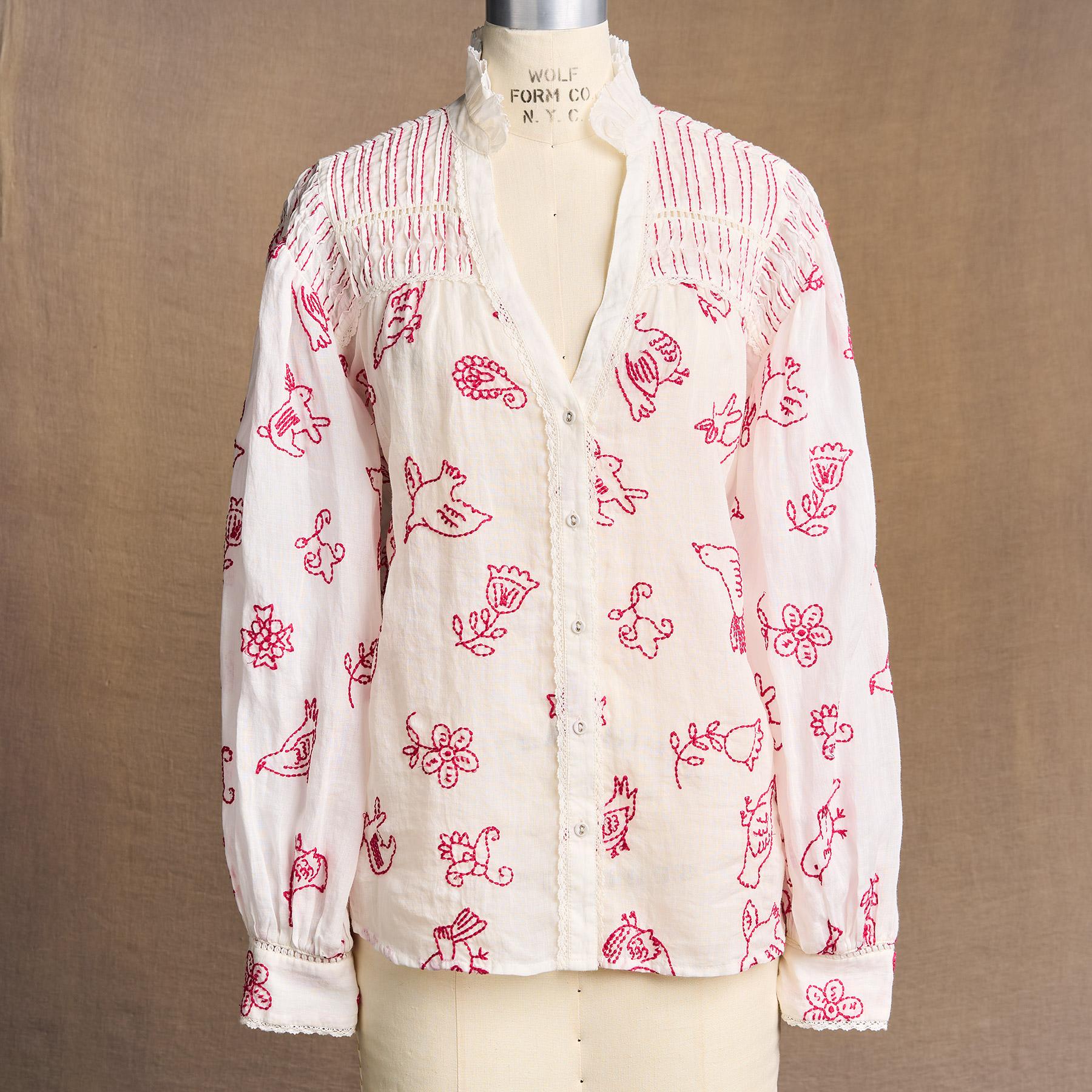Wind Rivers Embroidered Top, Petite | Sundance Outlet