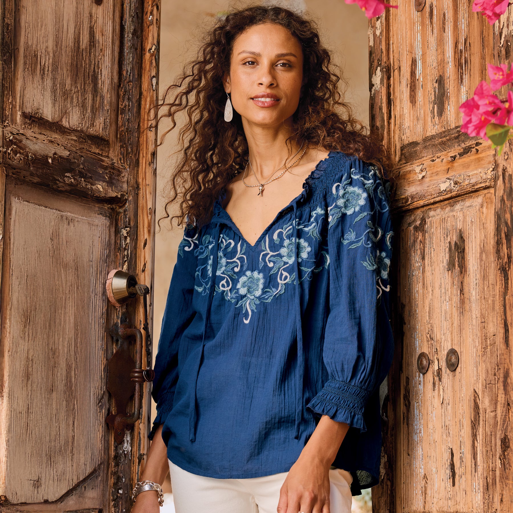 Junco Floral Top