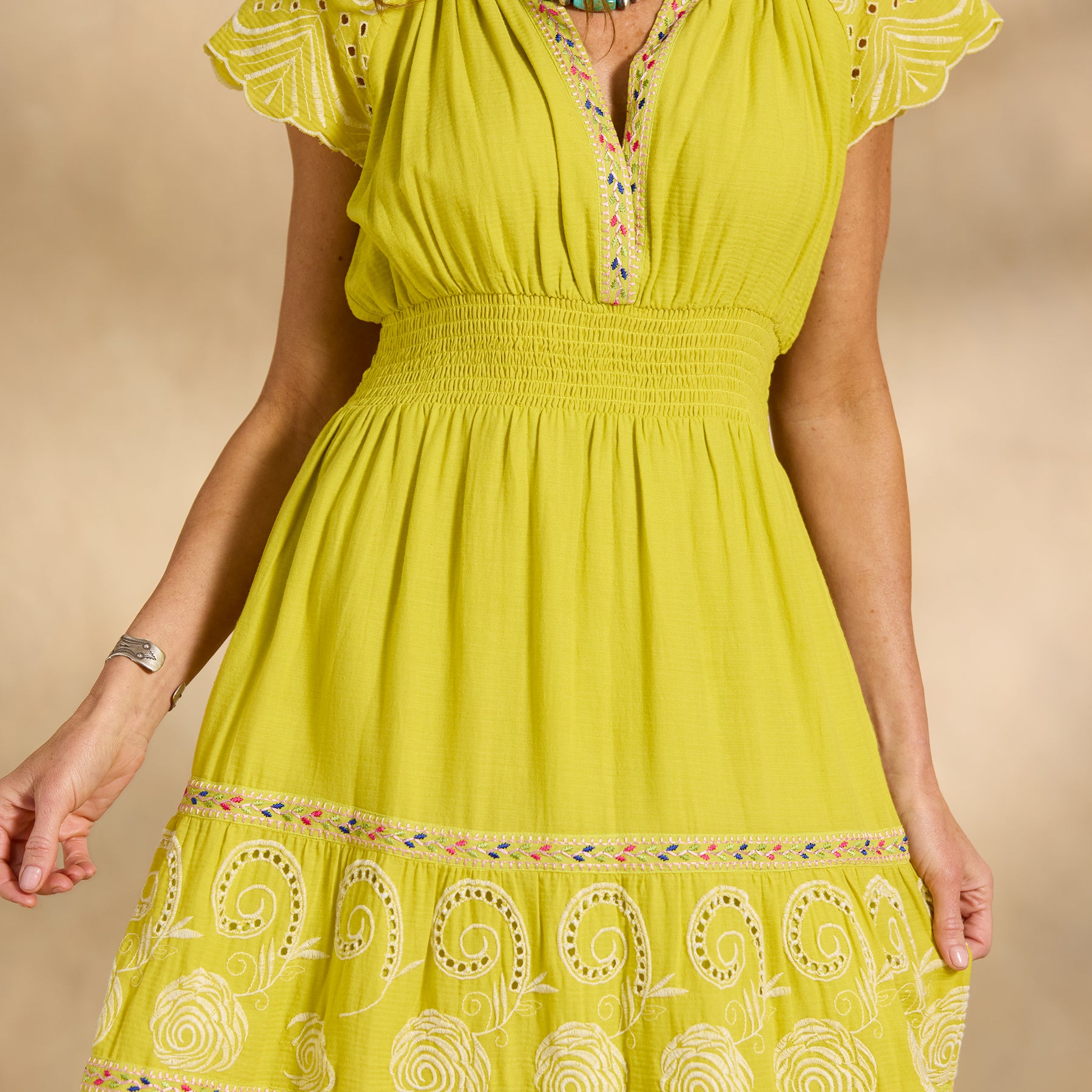 Remi Eyelet Dress