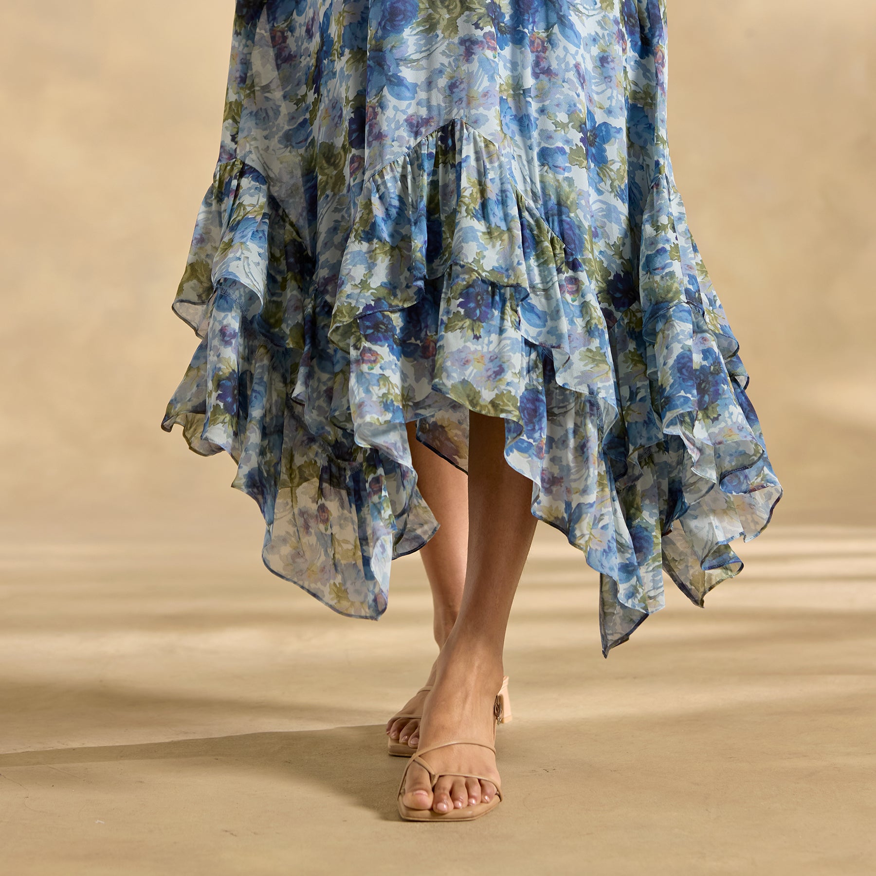 Champs de Fleur Printed Dress, Petite - Sundance Catalog
