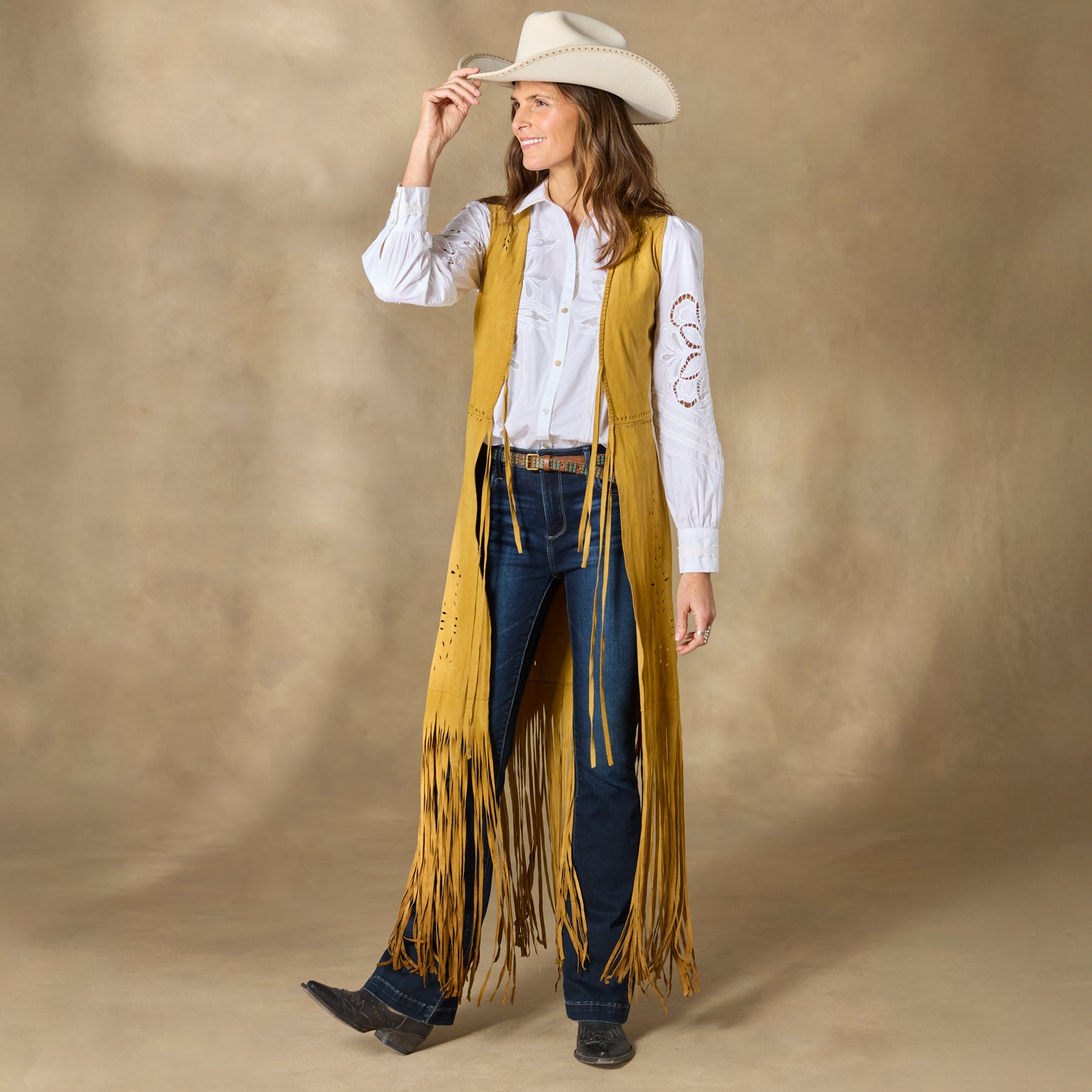 Flannery Fringe Vest