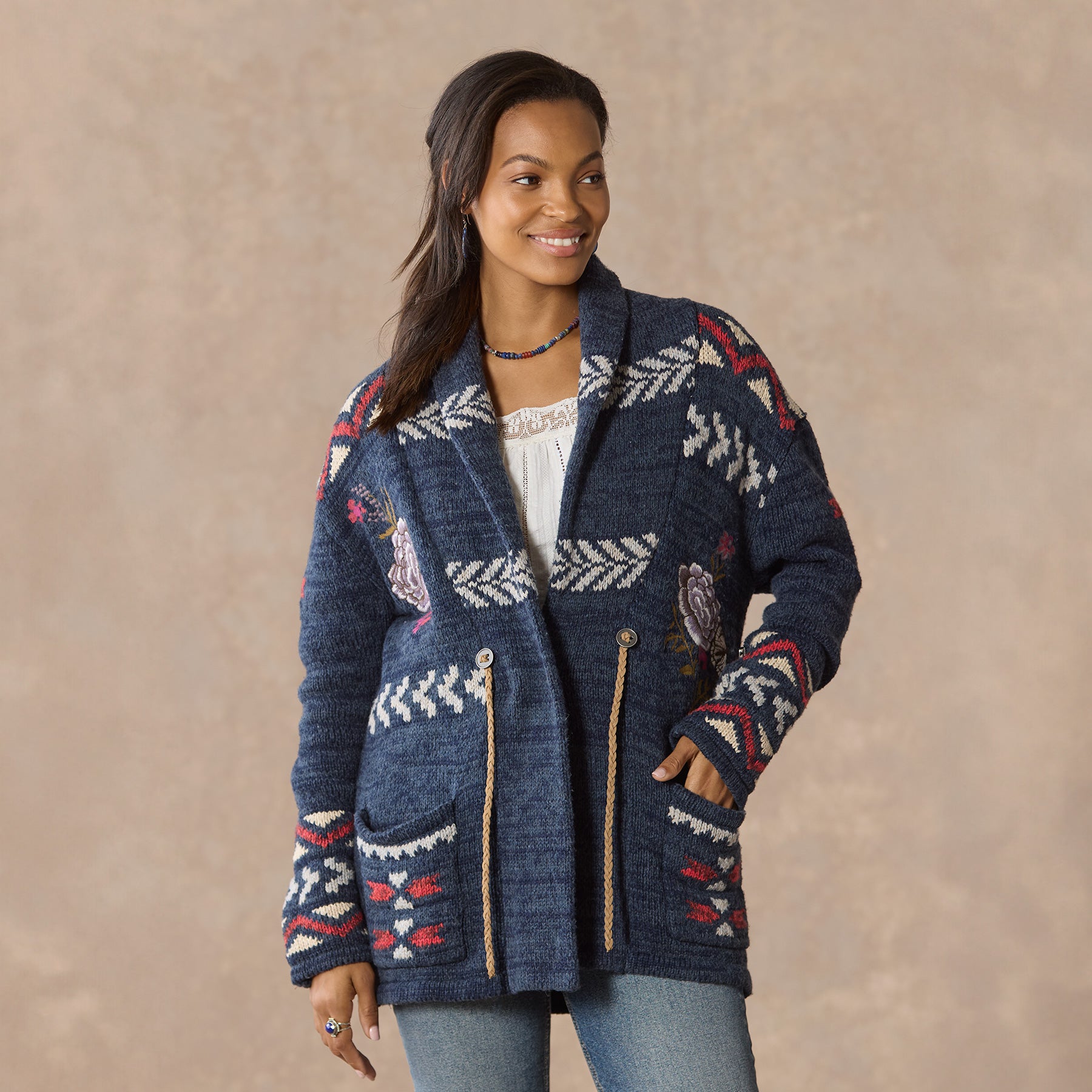 Katia Heritage Cardigan, Petite - Sundance Catalog