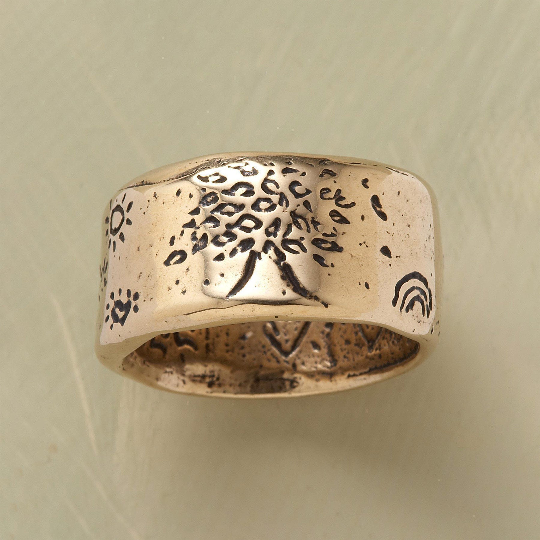 Yellow Gold Strength Ring - Sundance Catalog