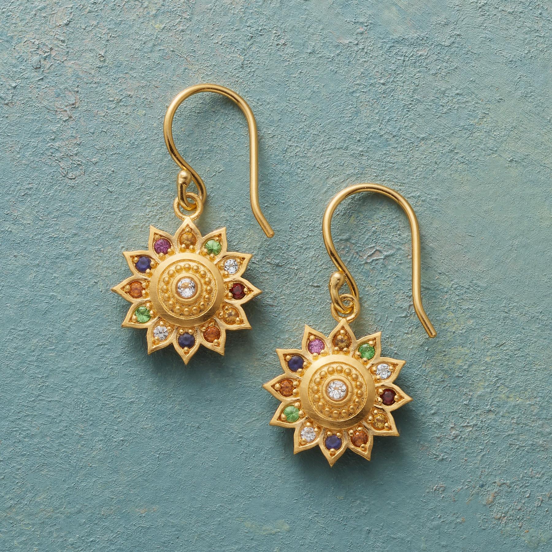 Vibrant Lotus Earrings | Sundance Outlet