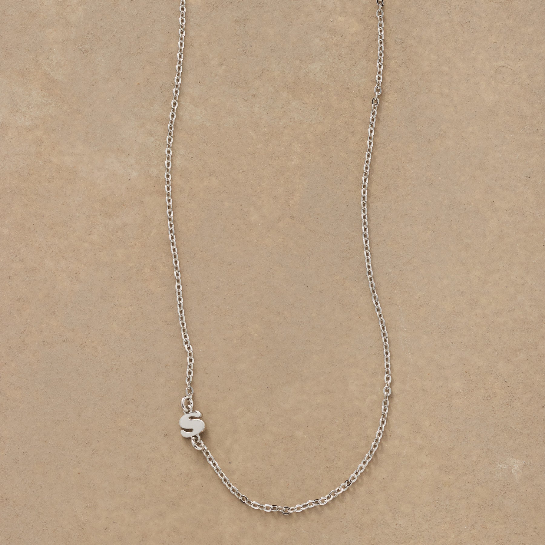 Silver Initial Spark Necklace | Sundance Outlet
