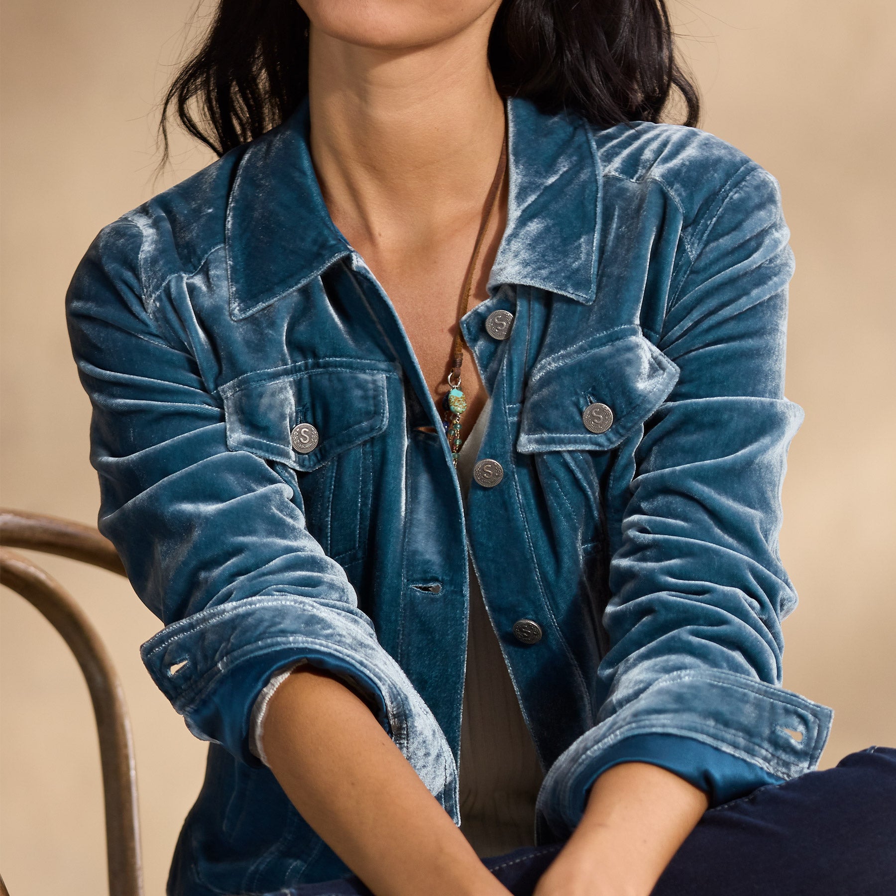 Wren II Velvet Jacket, Petite | Sundance Outlet