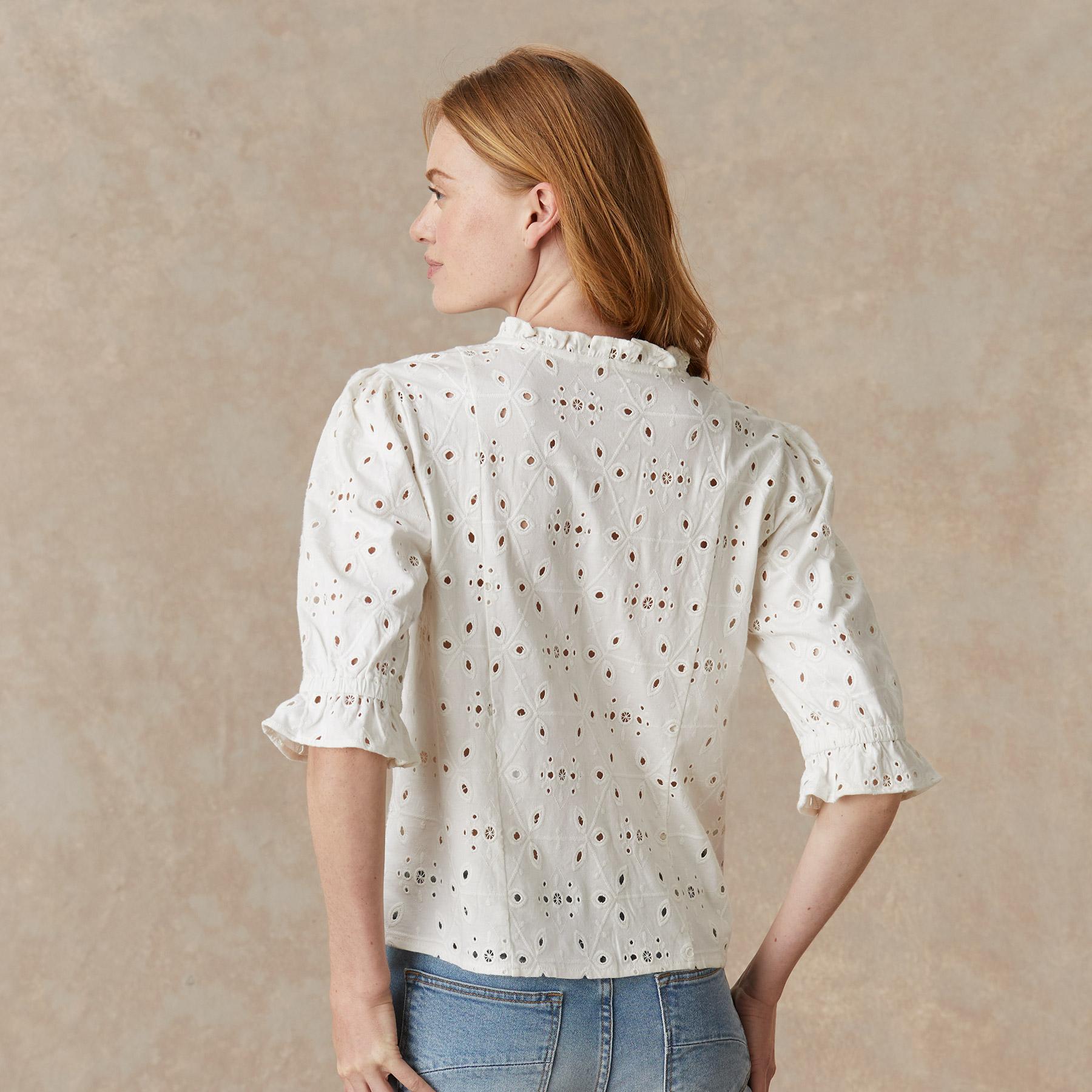 Delaney Eyelet Top
