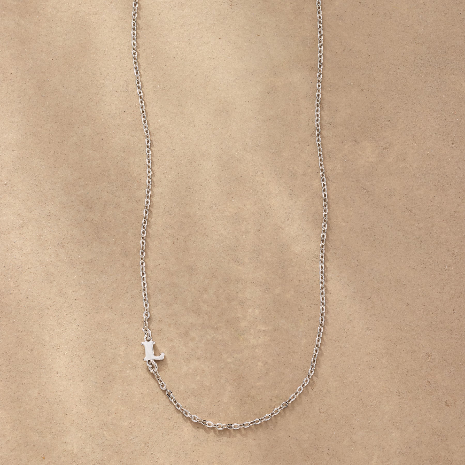 Silver Initial Spark Necklace | Sundance Outlet