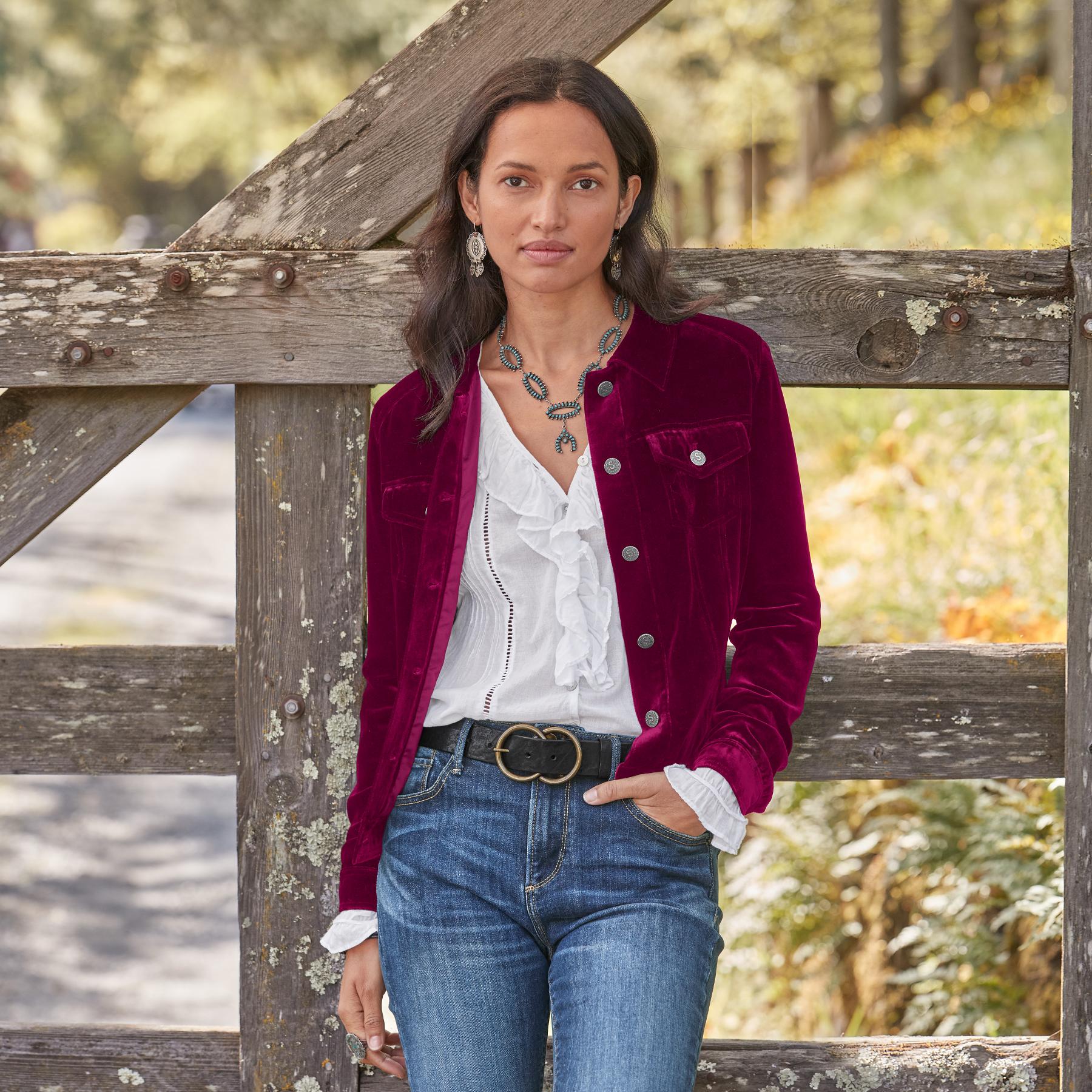 Wren Velvet Jacket | Sundance Outlet