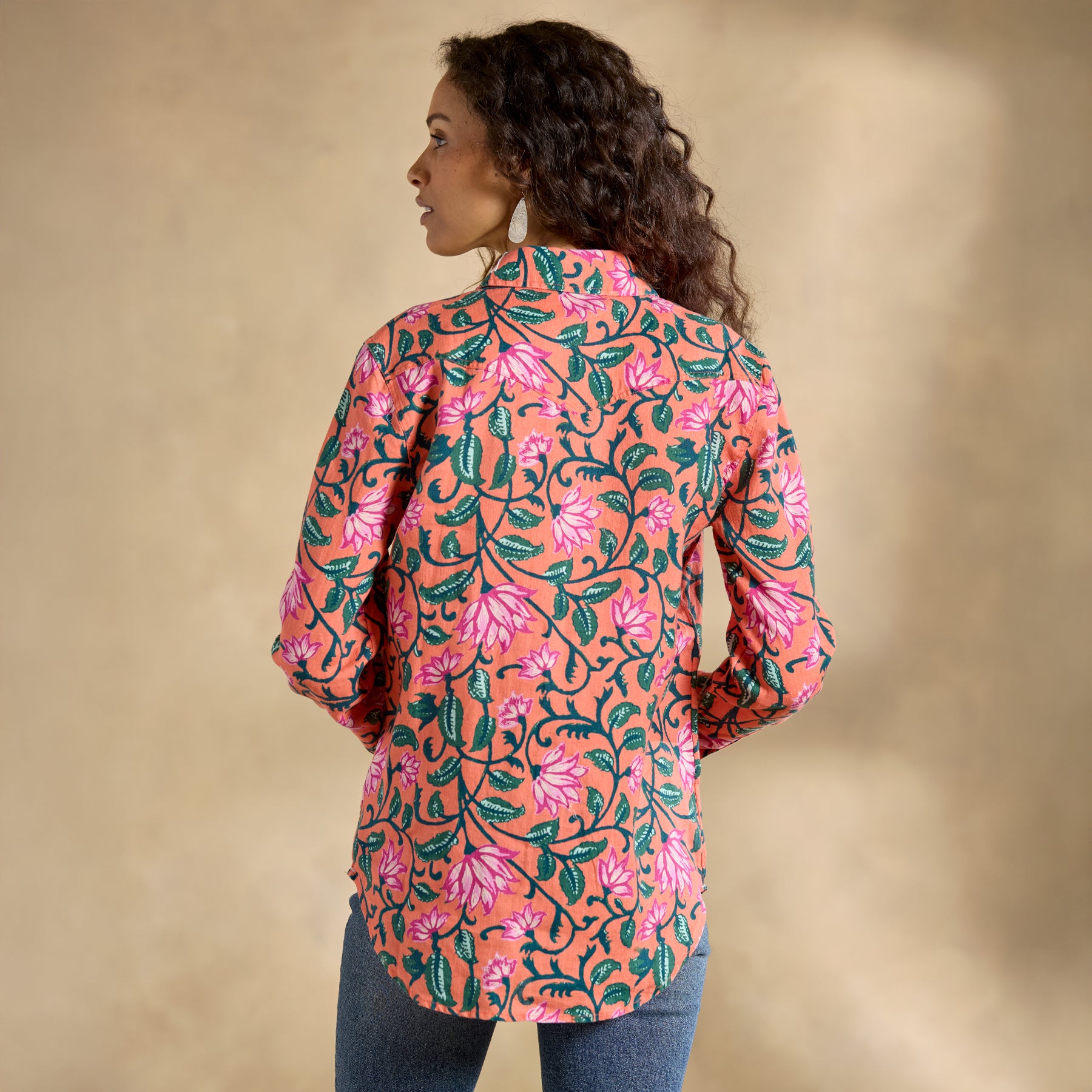 Willow Linen Floral Shirt | Sundance Outlet
