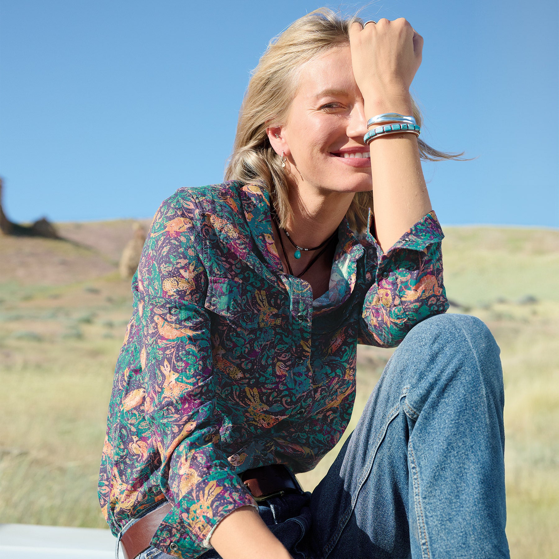 Woodsong Joy Shirt, Petite | Sundance Outlet