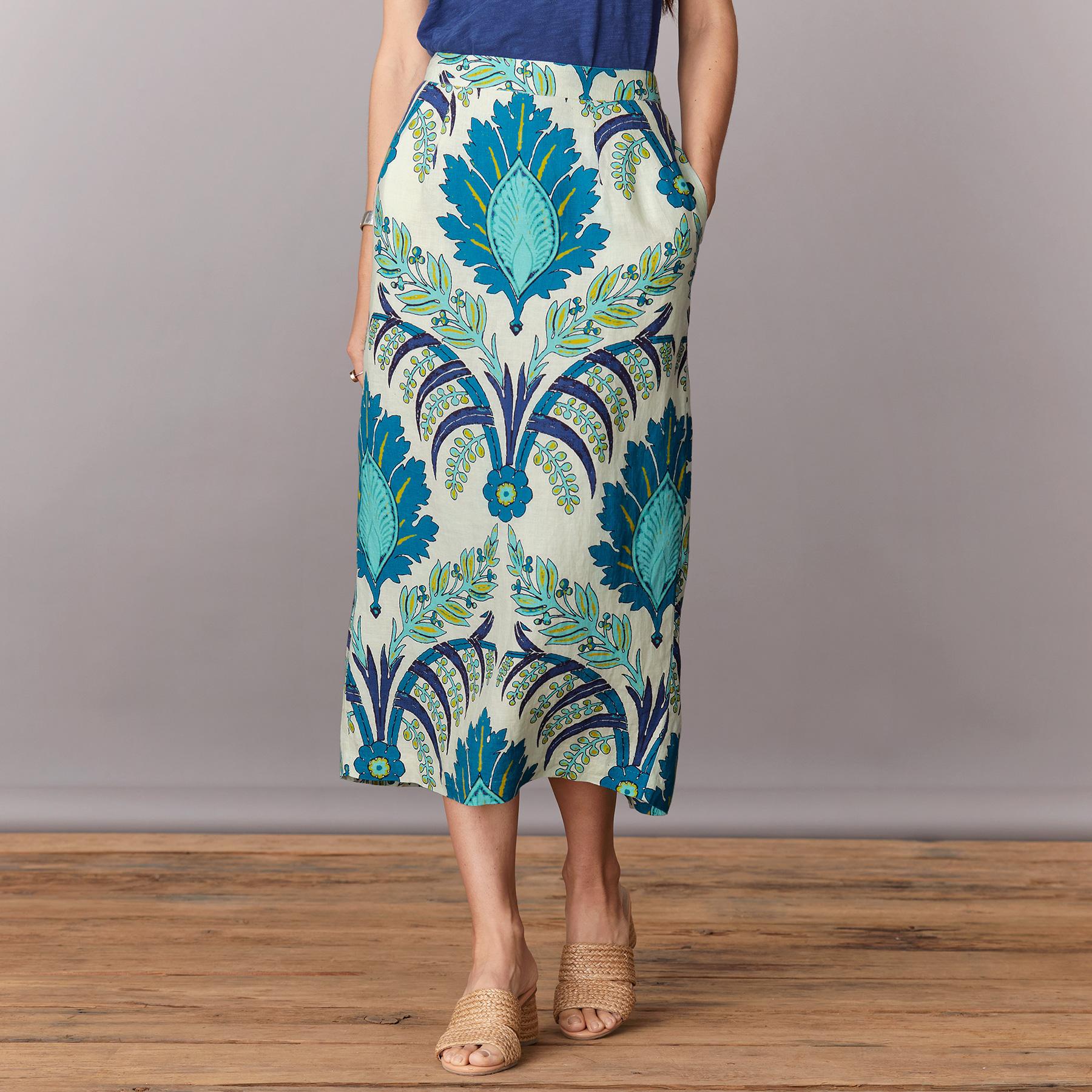 Verenia Linen Skirt | Sundance Outlet