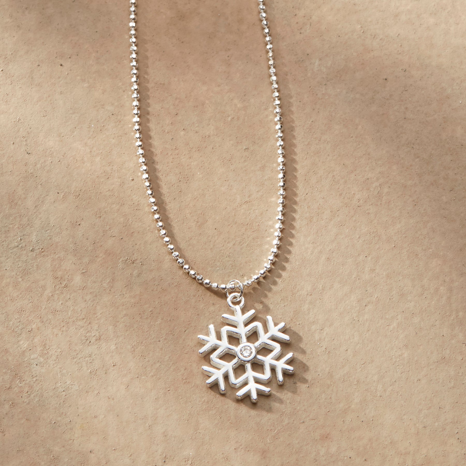 Silver Snowfall Necklace | Sundance Outlet