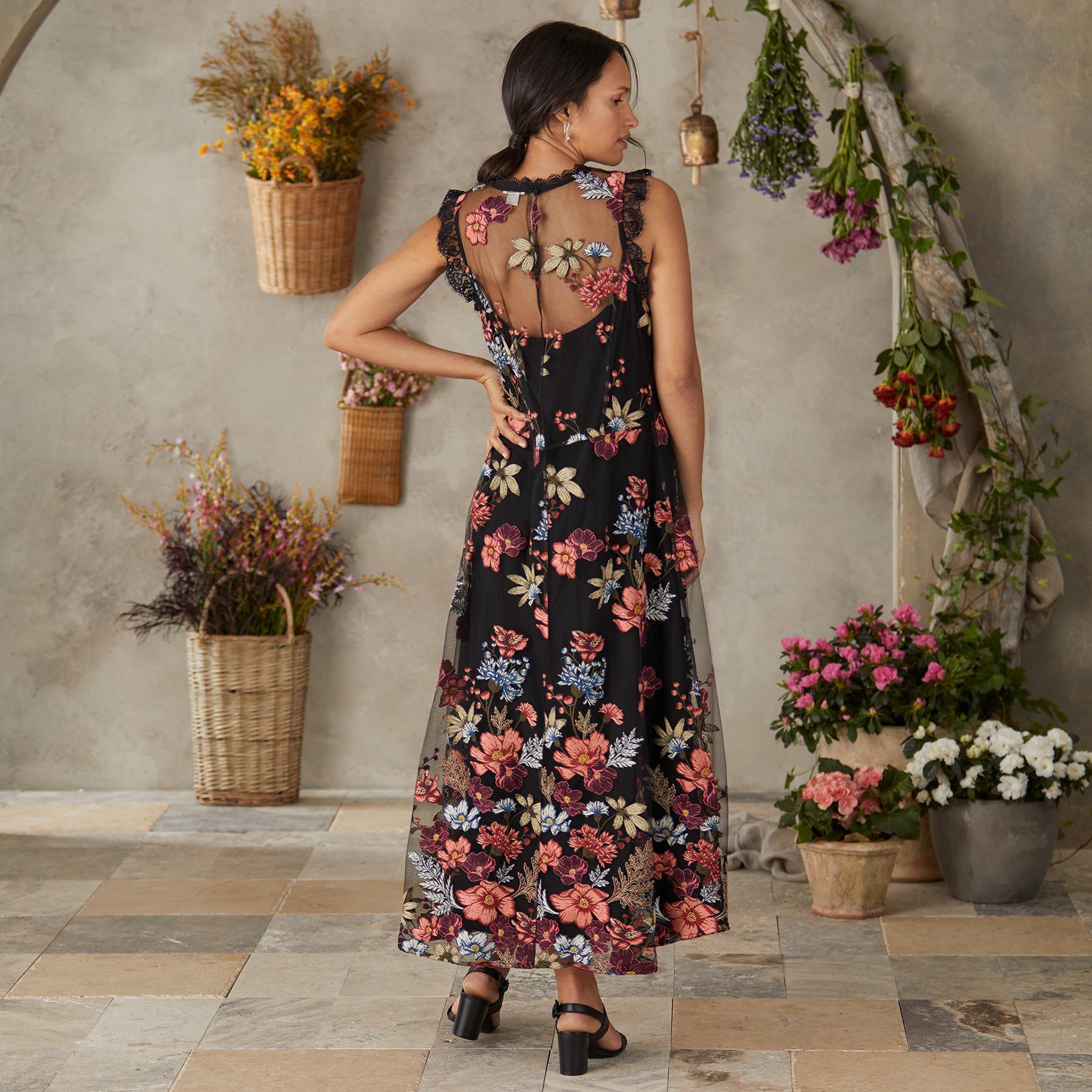 Chinon Fleur Dress, Petite