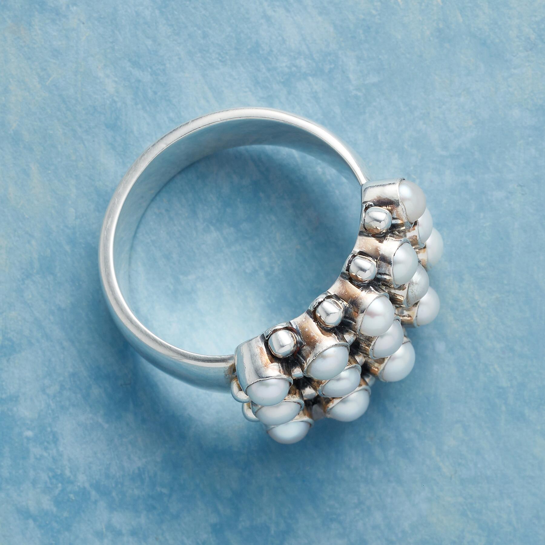 All In A Row Pearl Ring