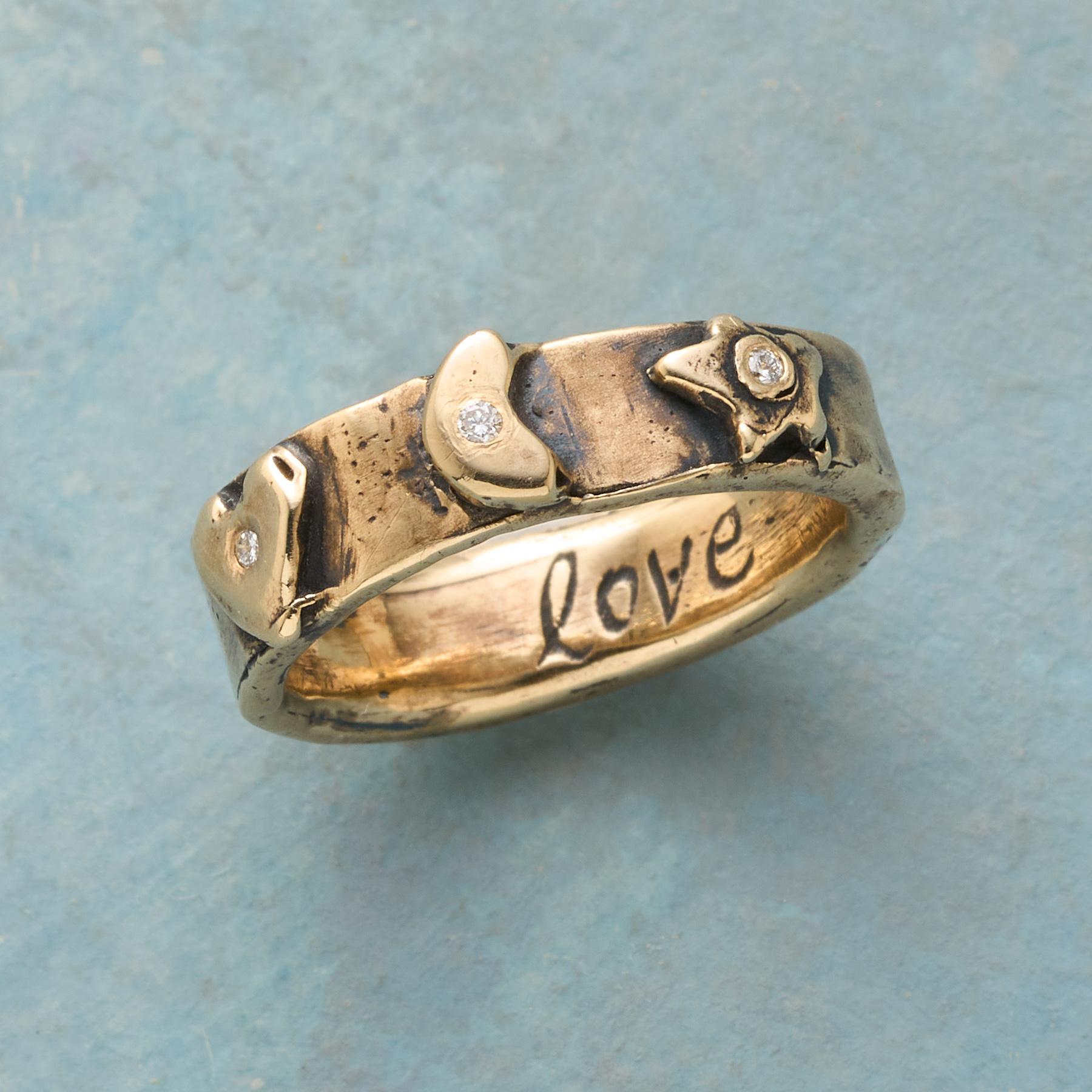 Yellow Gold Heavenly Love Ring - Sundance Catalog