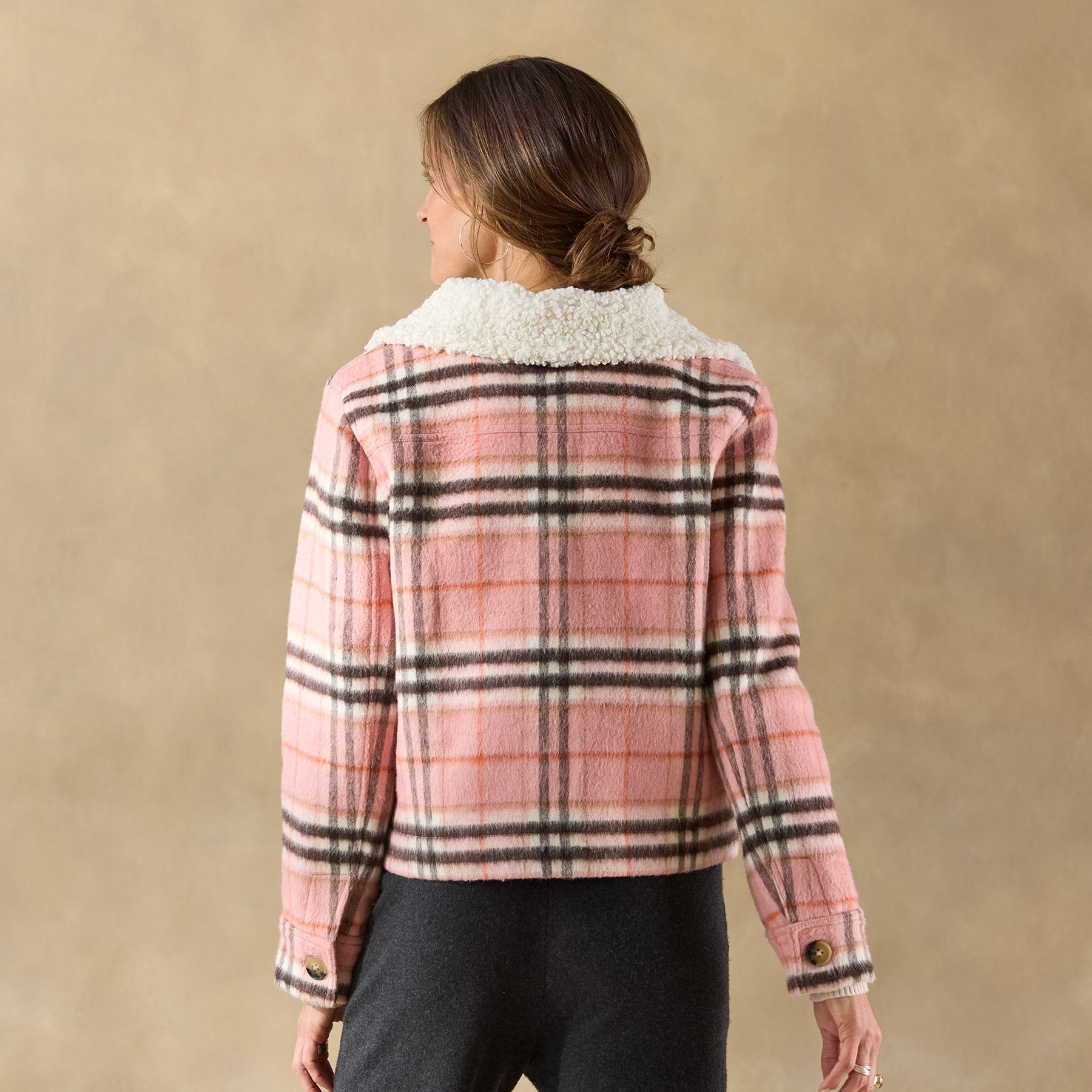 Edith Plaid Jacket, Petite