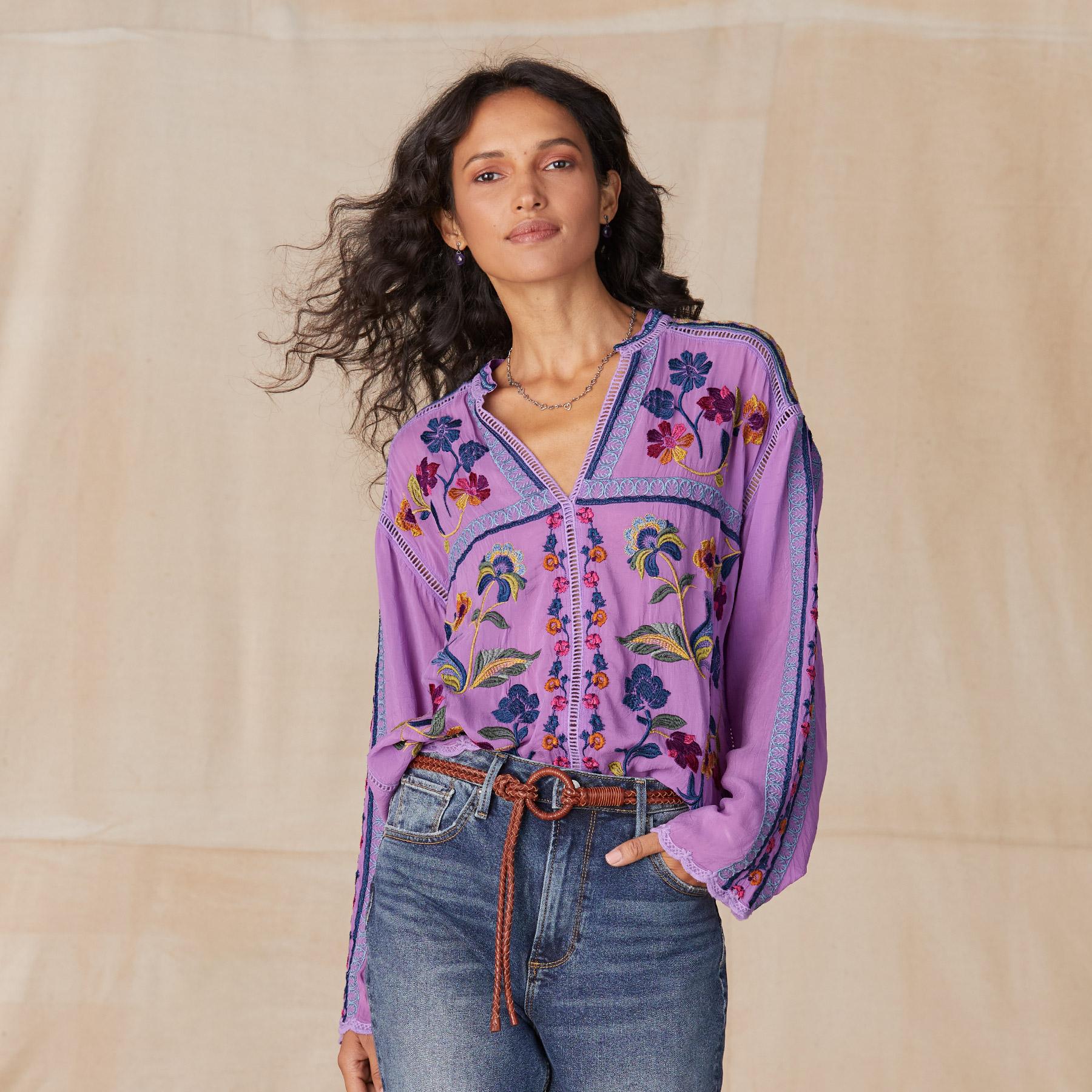 Vanessa Embroidered Top | Sundance Outlet
