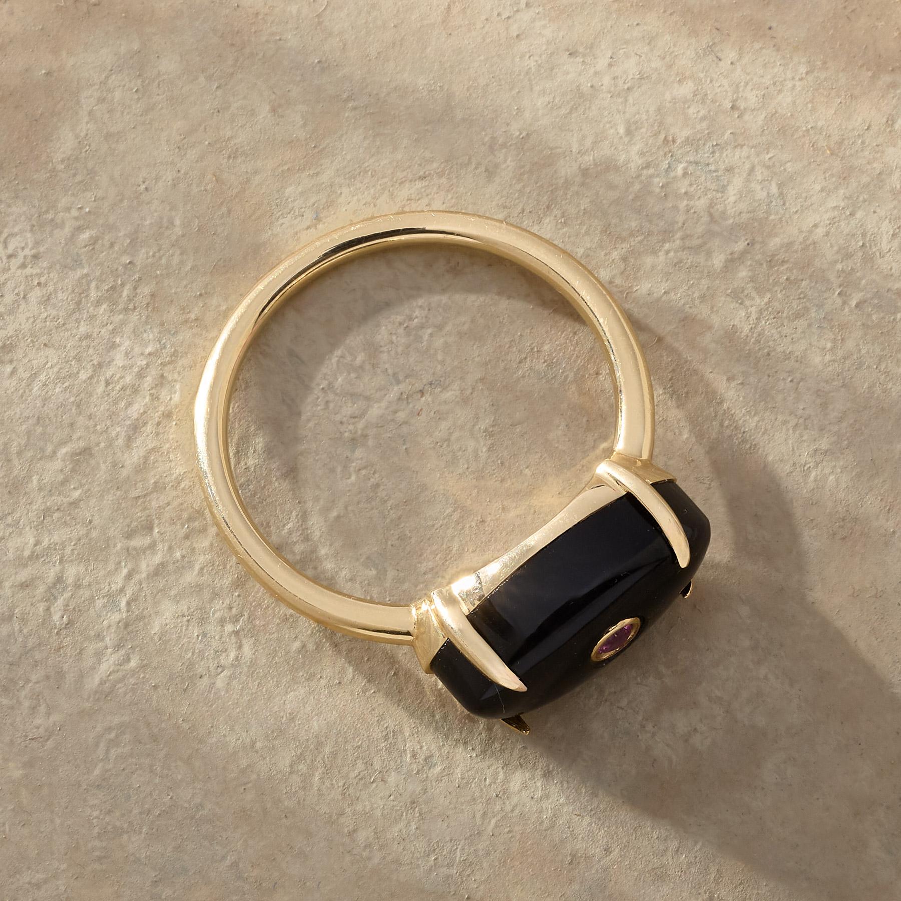 Onyx Eye Ring - Sundance Catalog