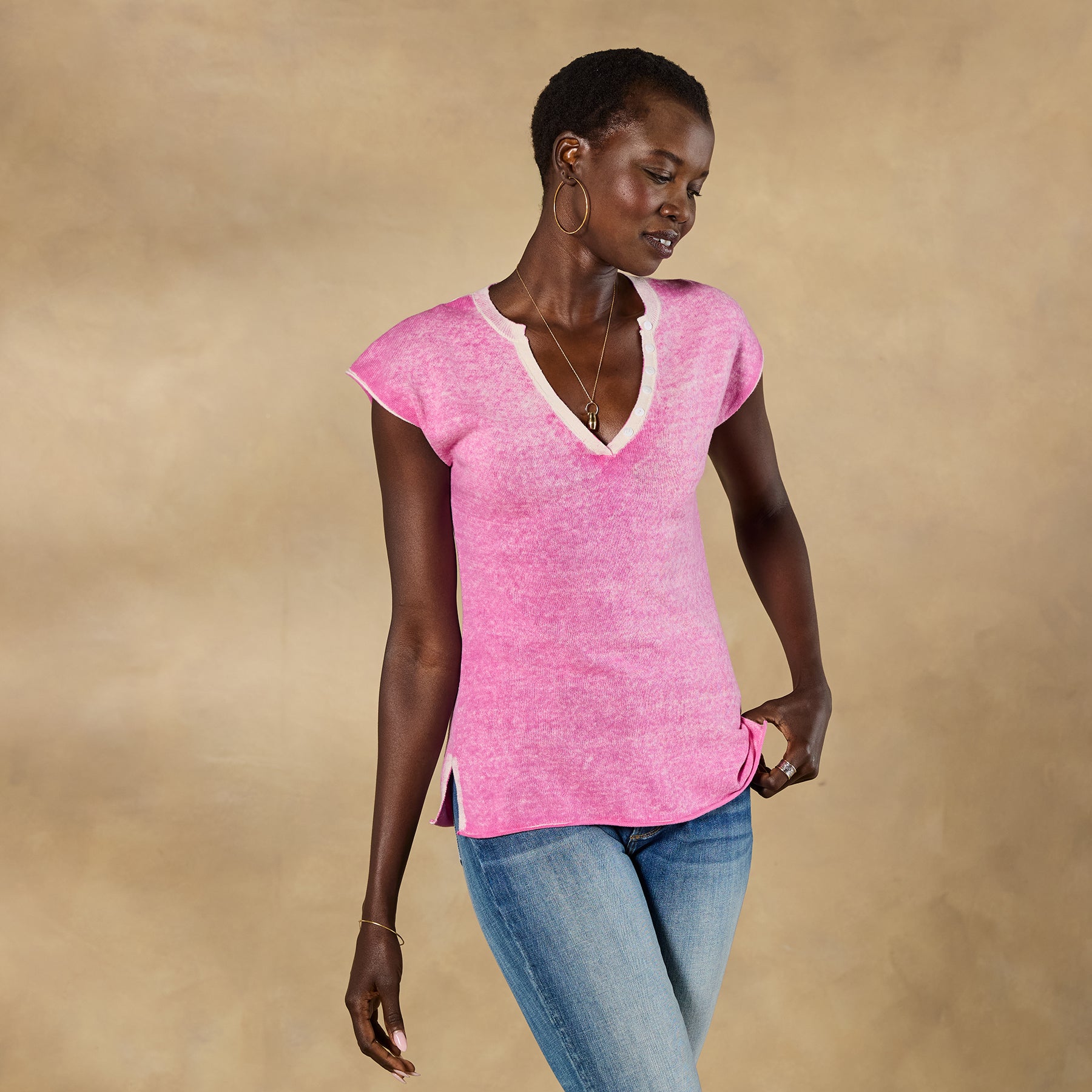 Laurette Sweater Tee, Petite | Sundance Outlet