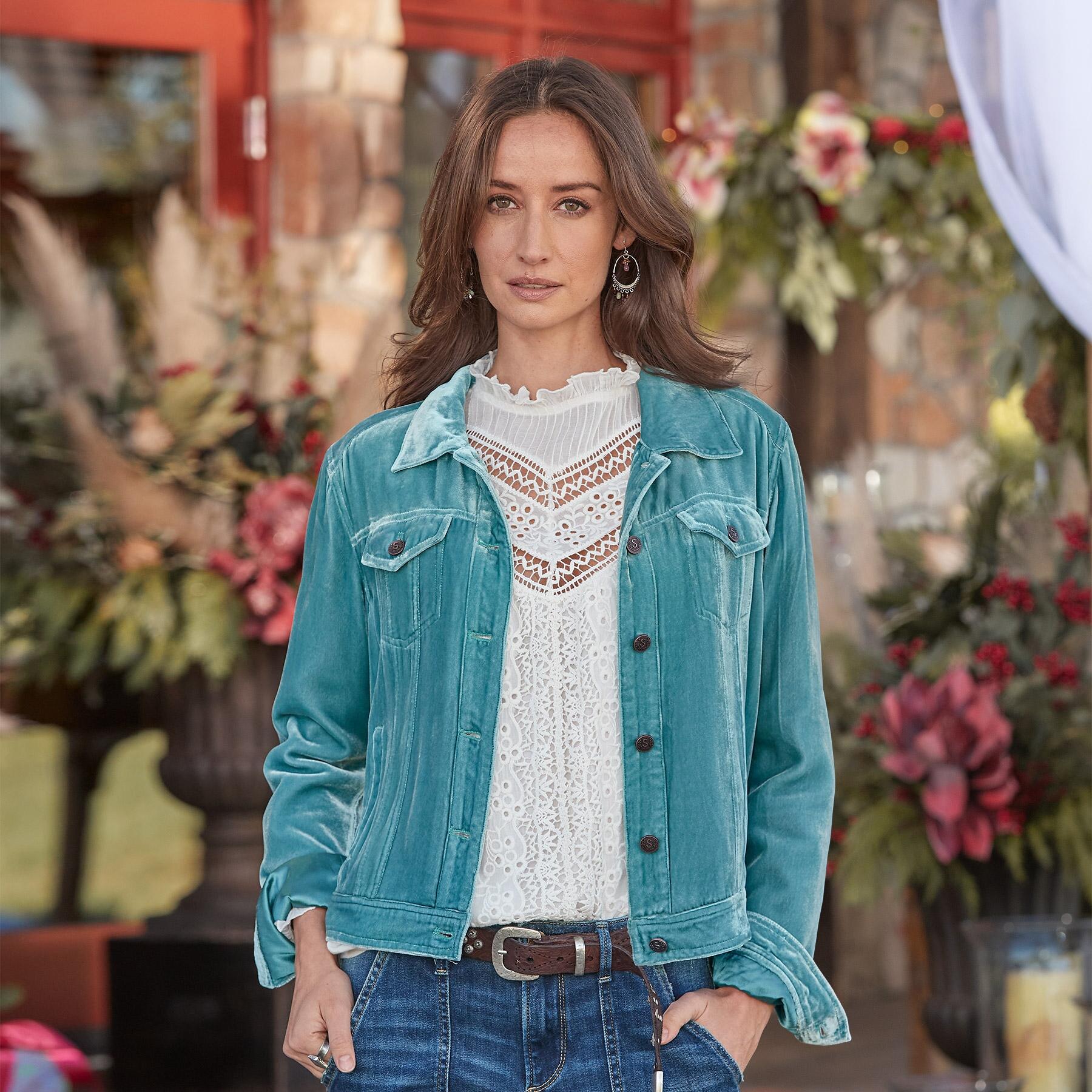 Wren Velvet Jacket | Sundance Outlet