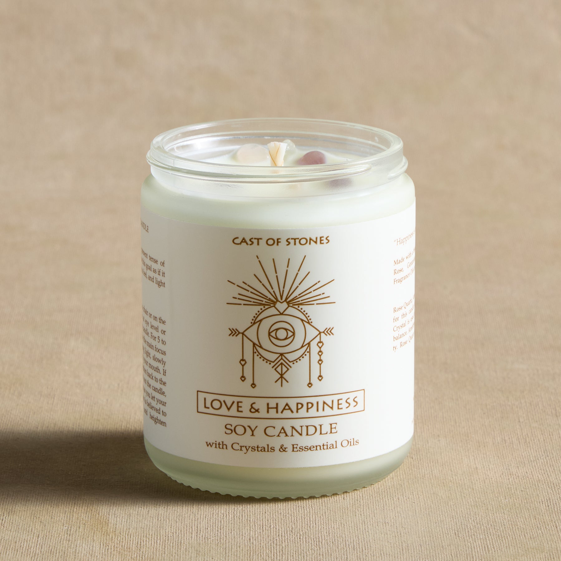 Cast of Stones Crystal Candles