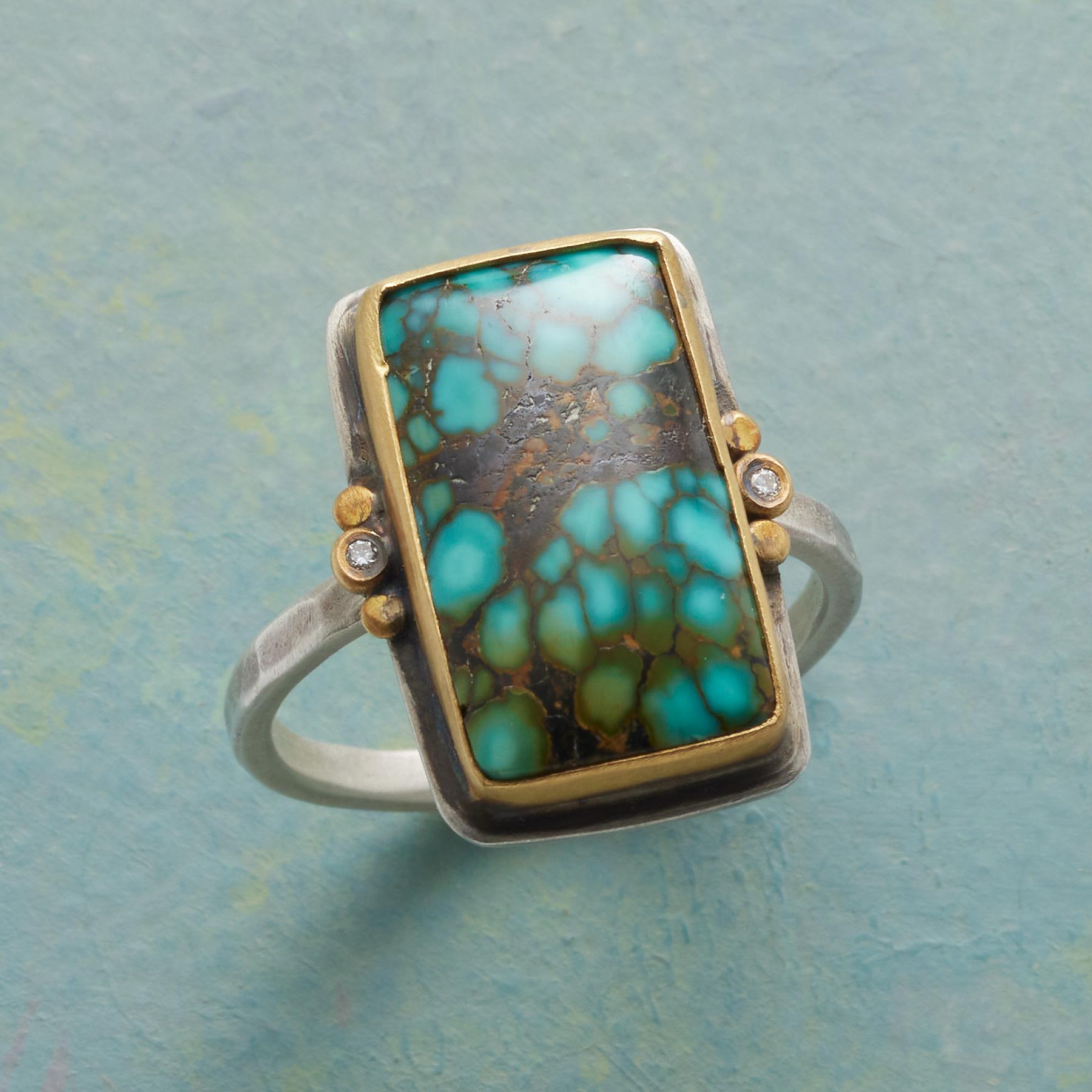 Twinkling Turquoise Ring - Sundance Catalog