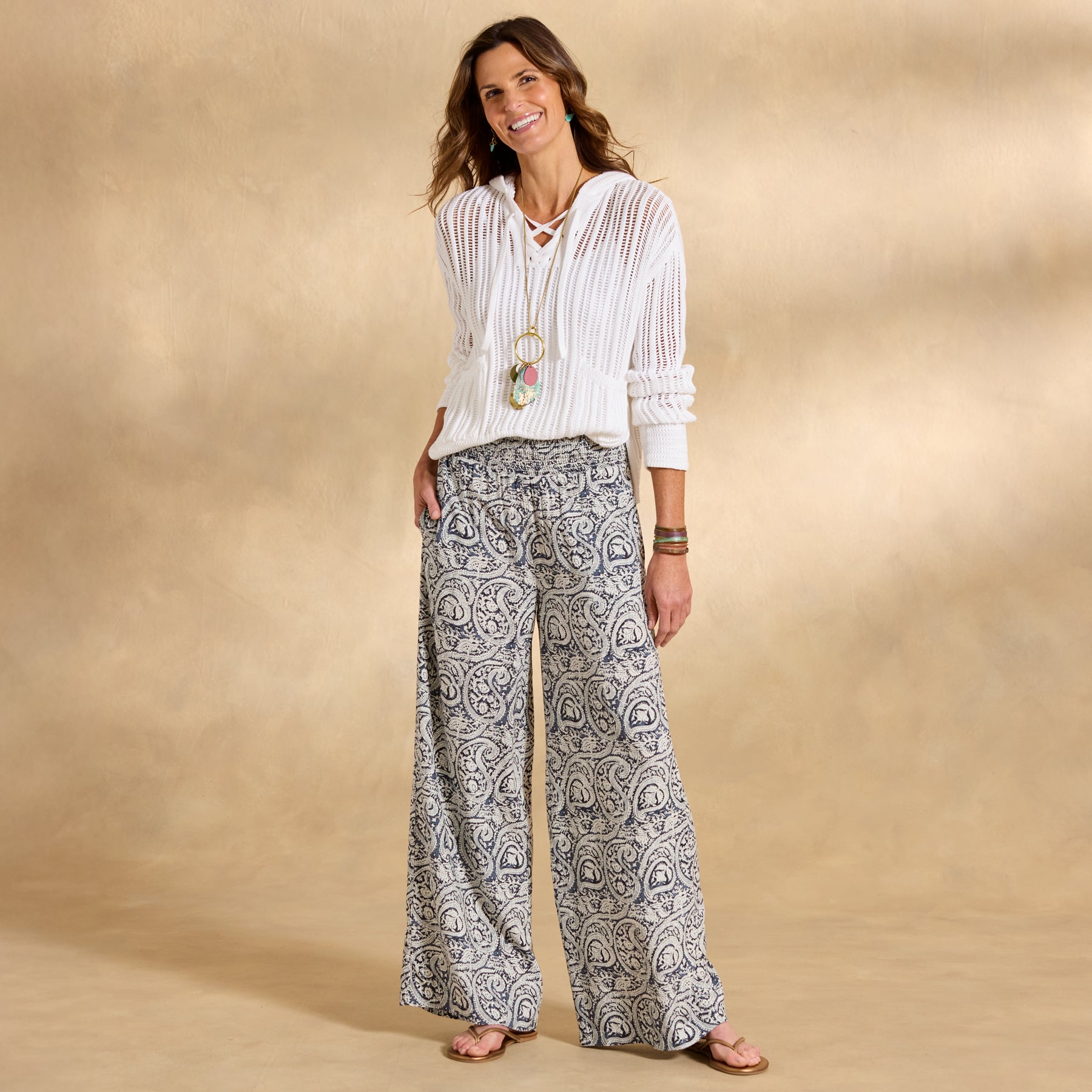 Himari Floral Pants, Petite