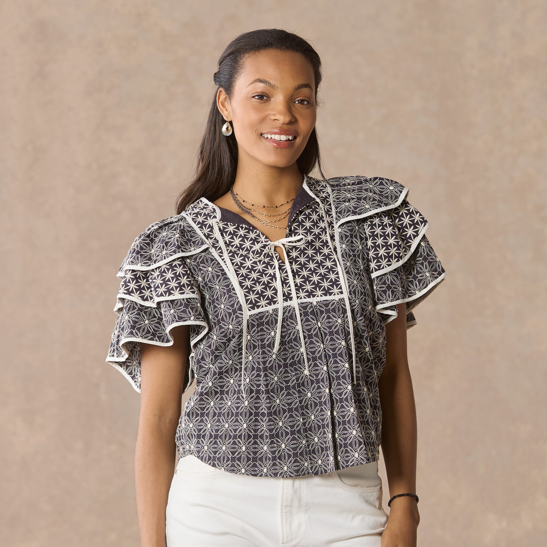 Demming Top - Sundance Catalog