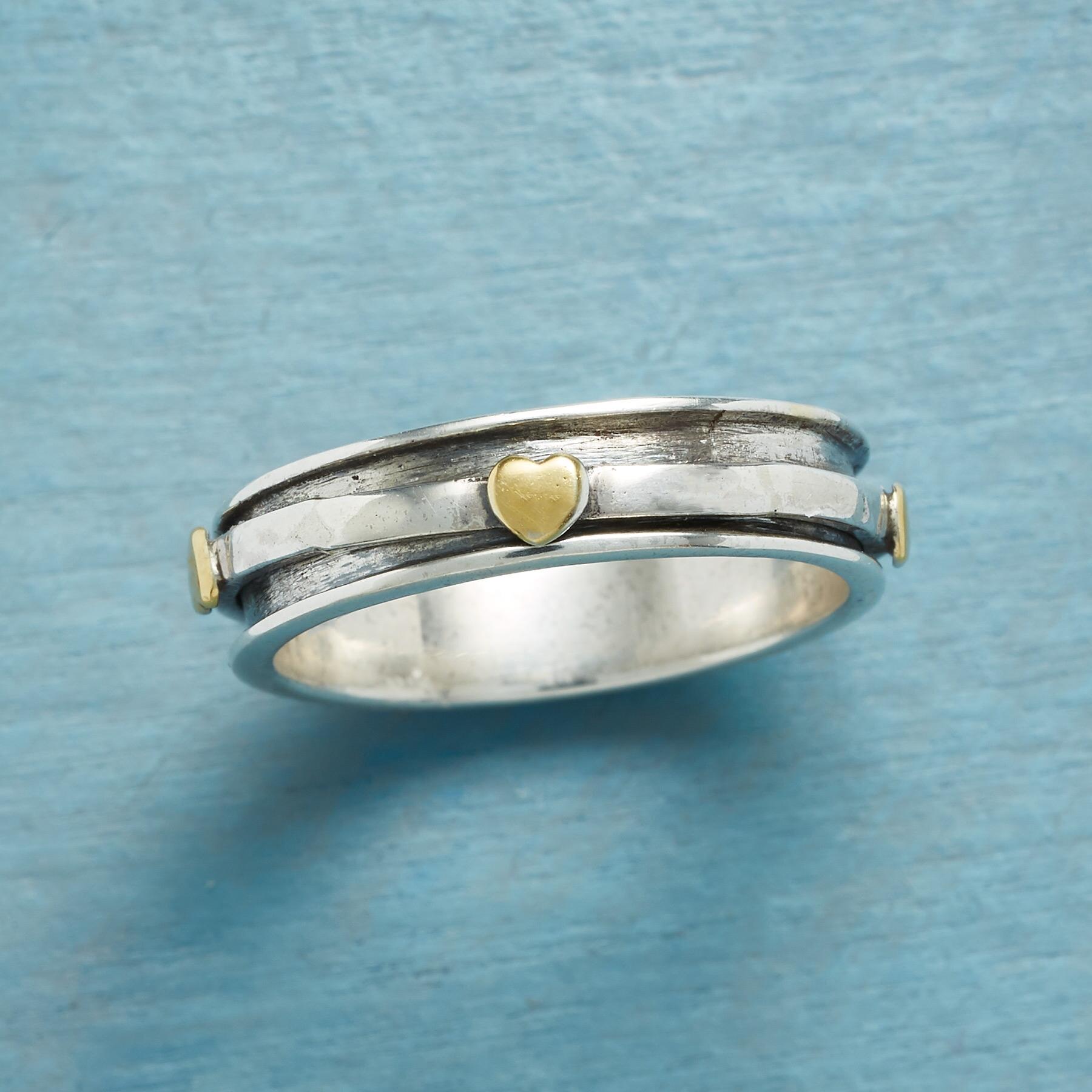 Golden Hearts Ring