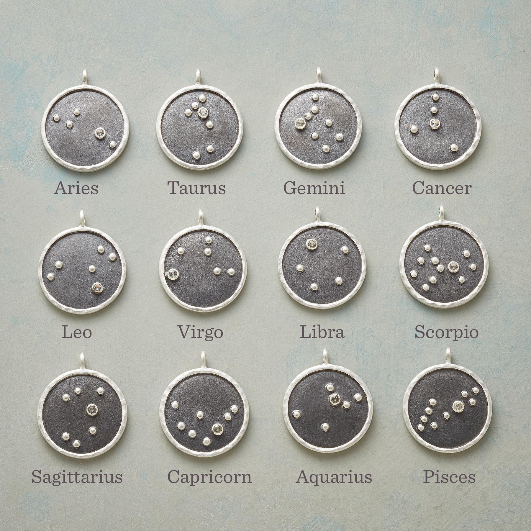 Silver Zodiac Constellation Necklace | Sundance Outlet