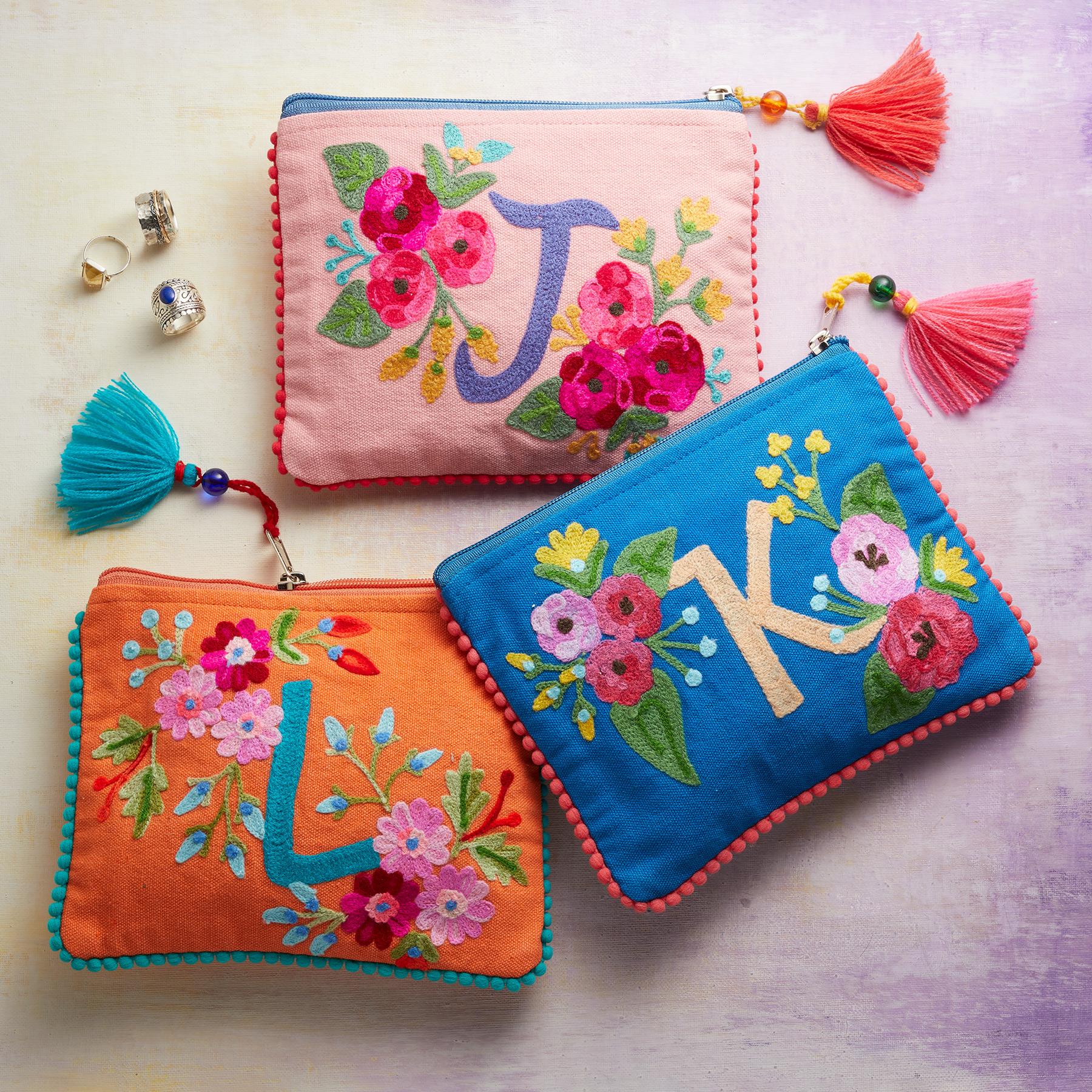In Bloom Personalized Pouch