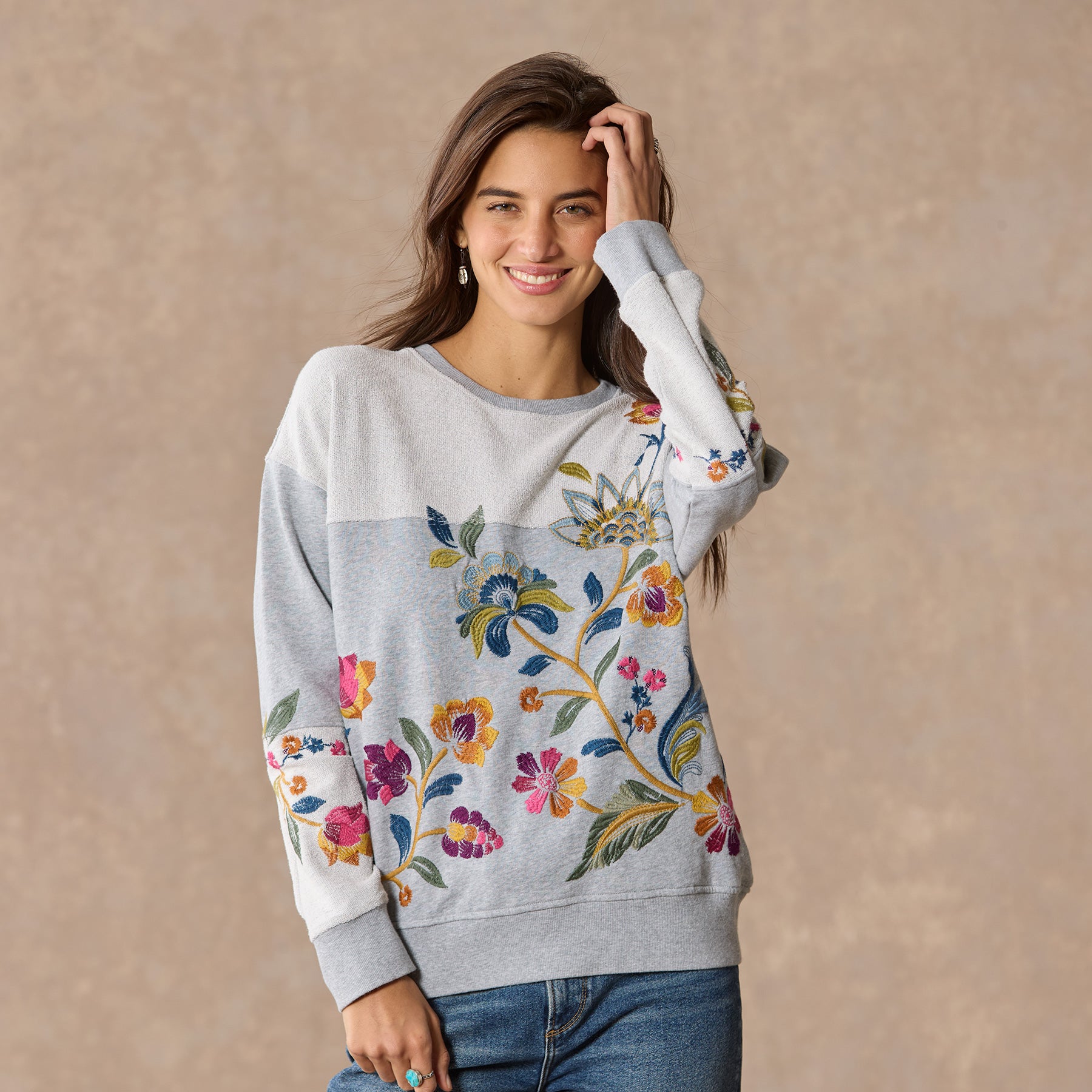 Vanessa Relaxed Sweatshirt, Petite | Sundance Outlet