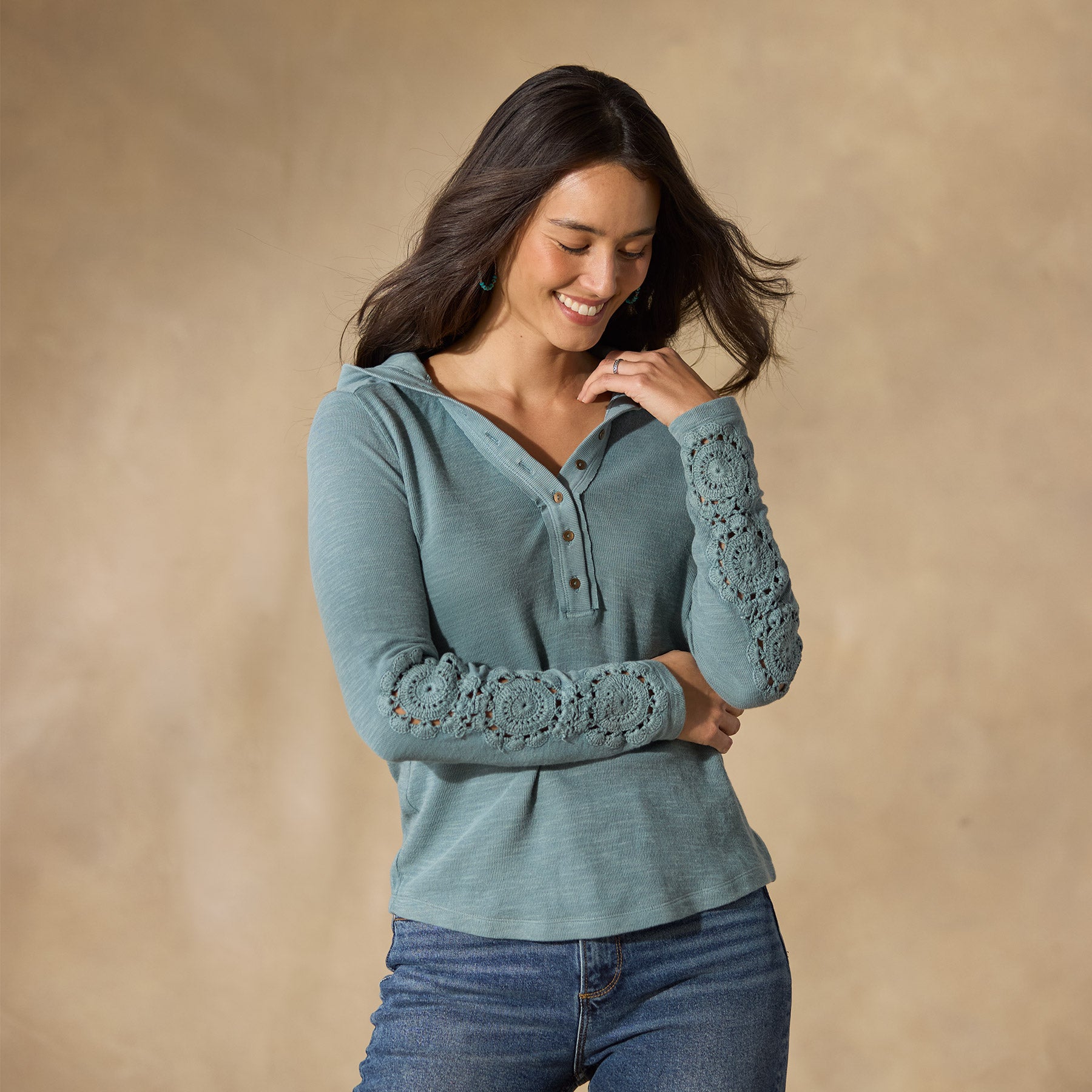 Caitlin Crochet Hoodie