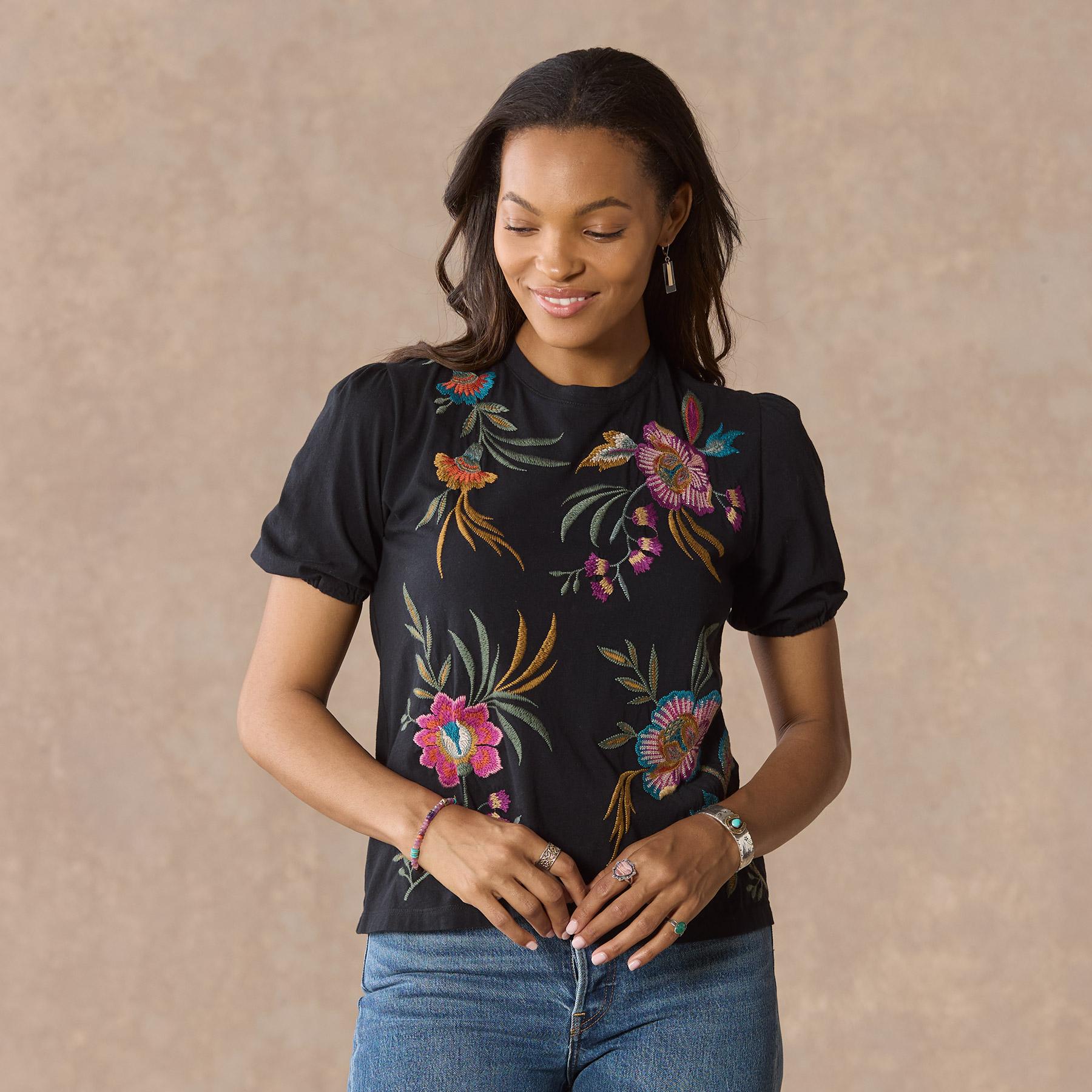 Sidonia Tee, Petite - Sundance Catalog