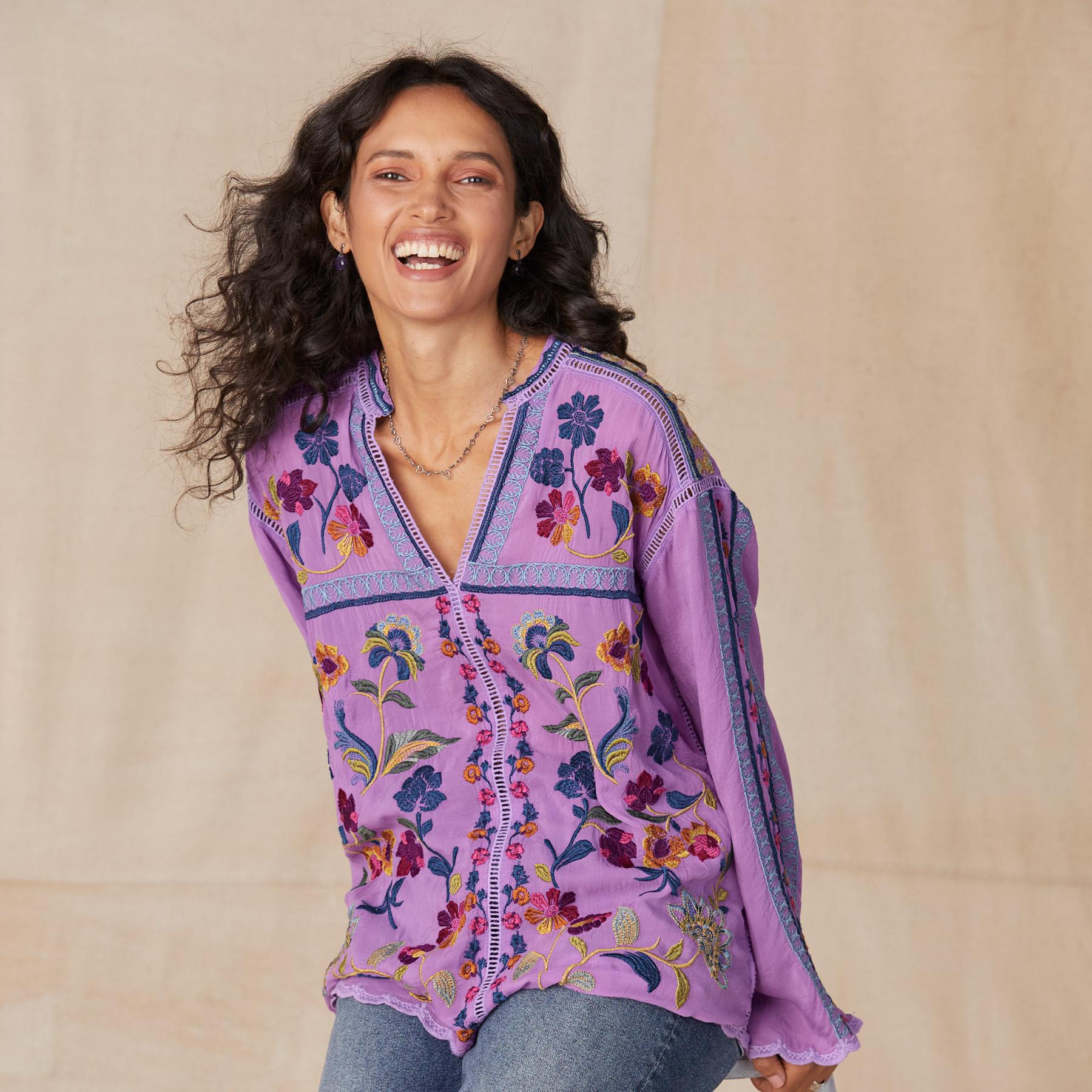 Vanessa Embroidered Top | Sundance Outlet