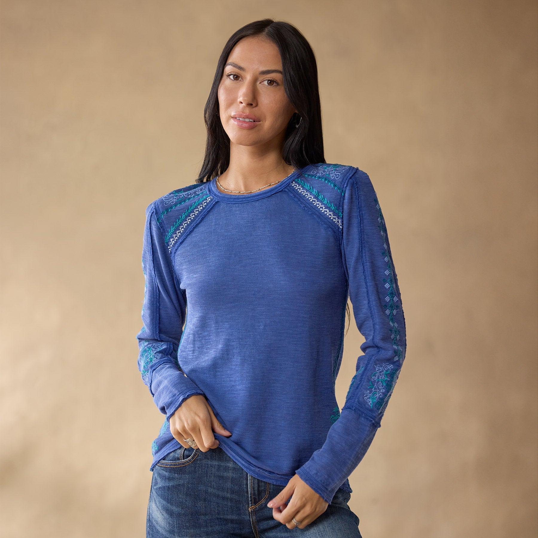 Snowflurries Thermal, Petite | Sundance Outlet