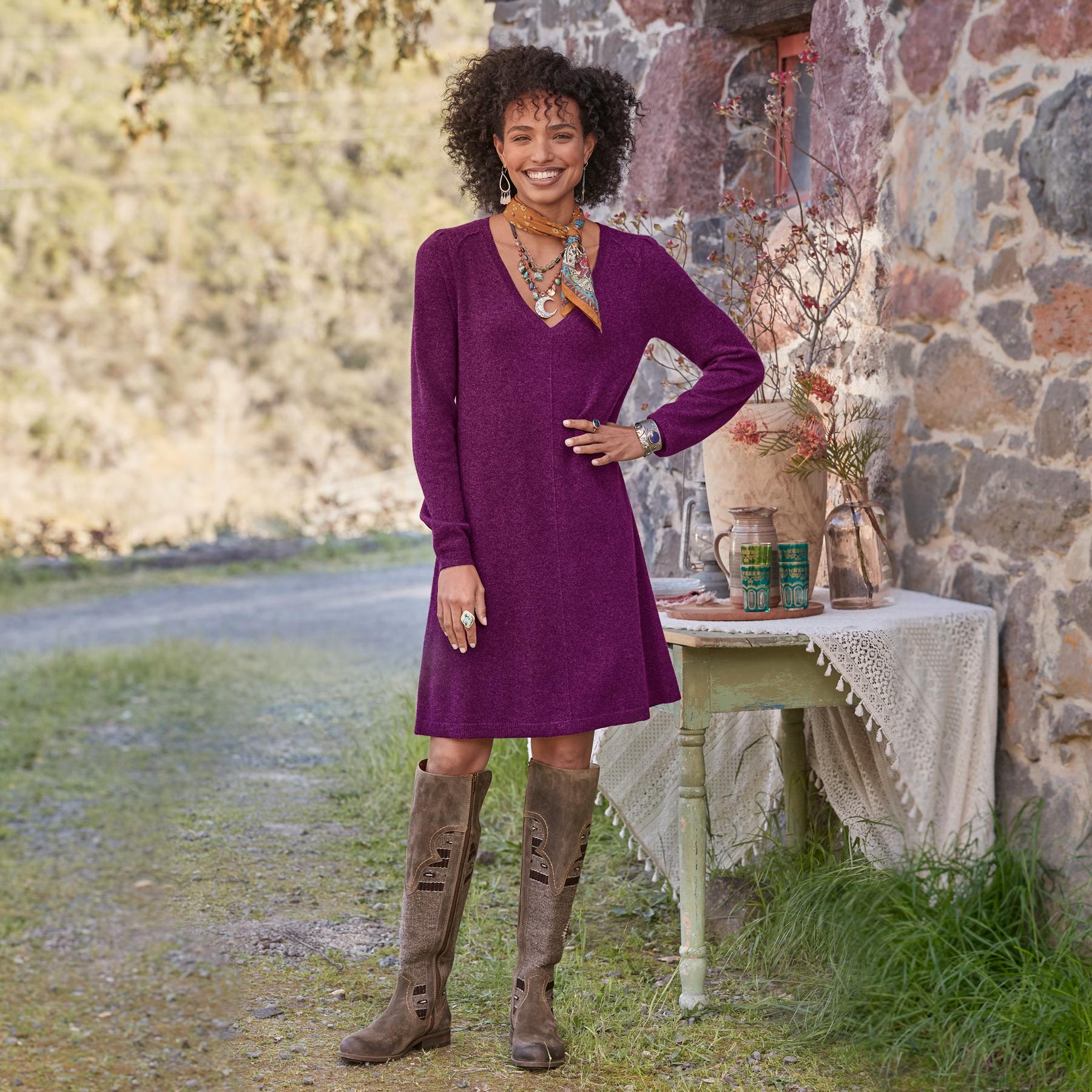 Margaux Cashmere Dress, Petite