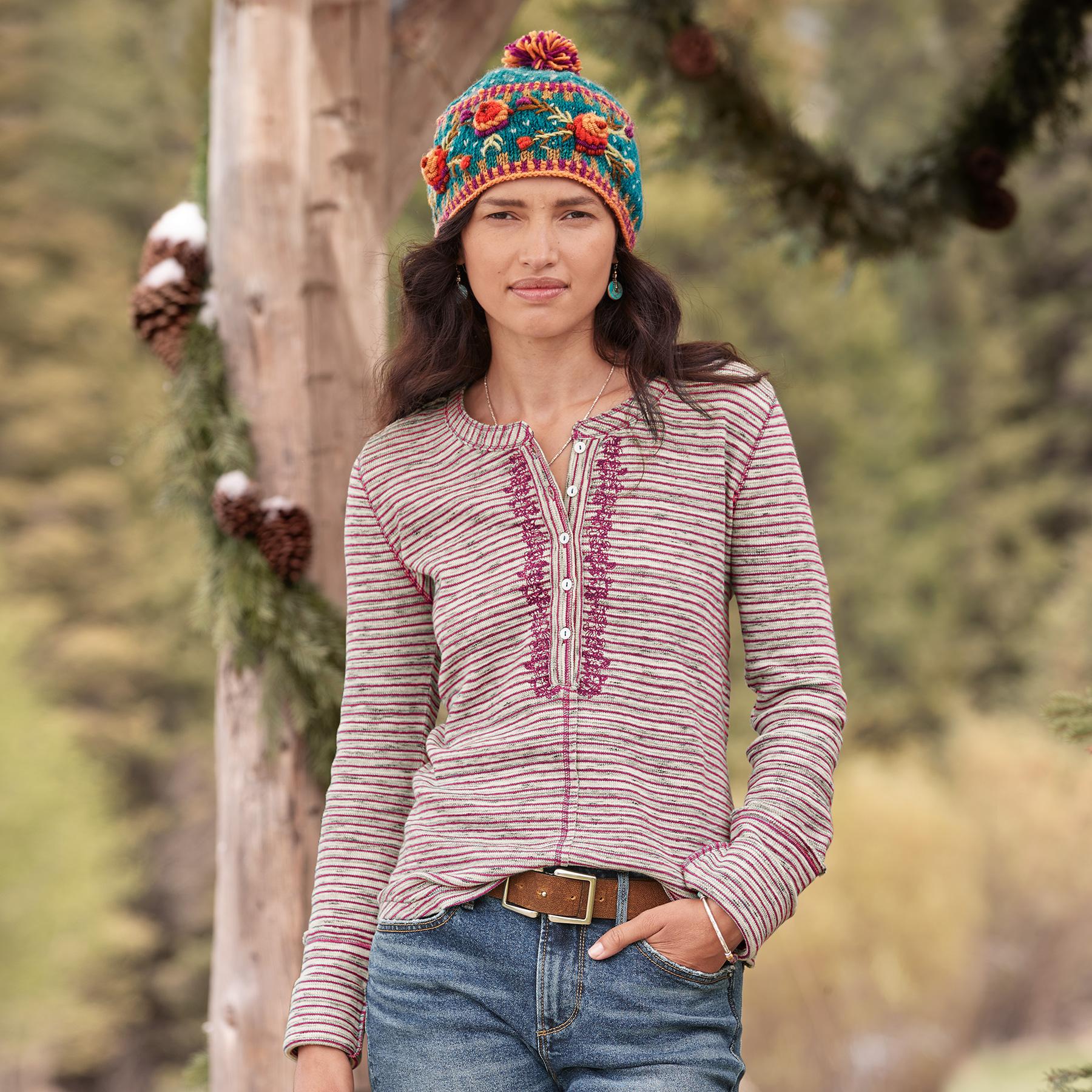 Cabin Cozy Up Henley, Petite