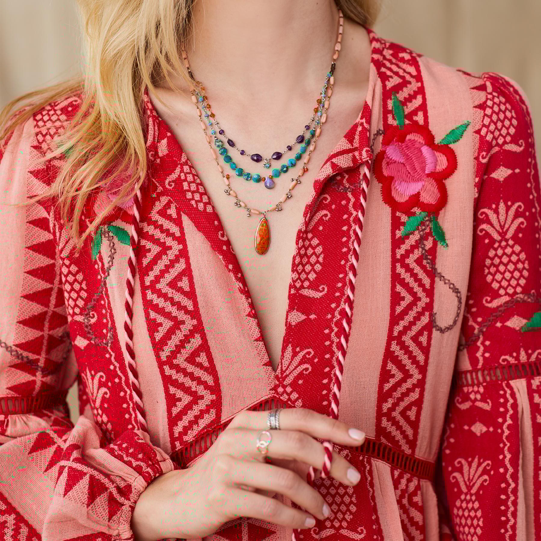 Jaquard Orchard Dress