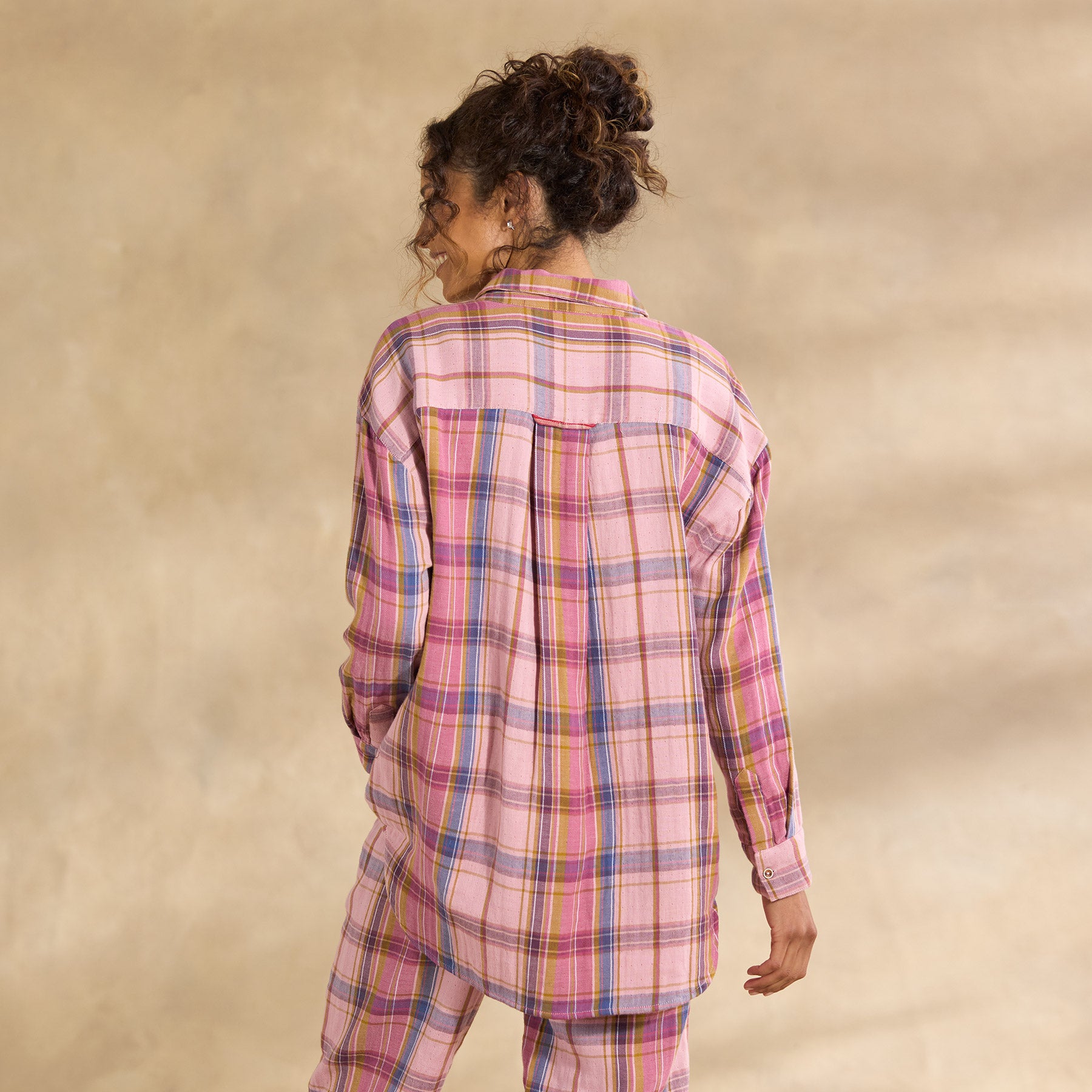 Martina Plaid Pajama Top