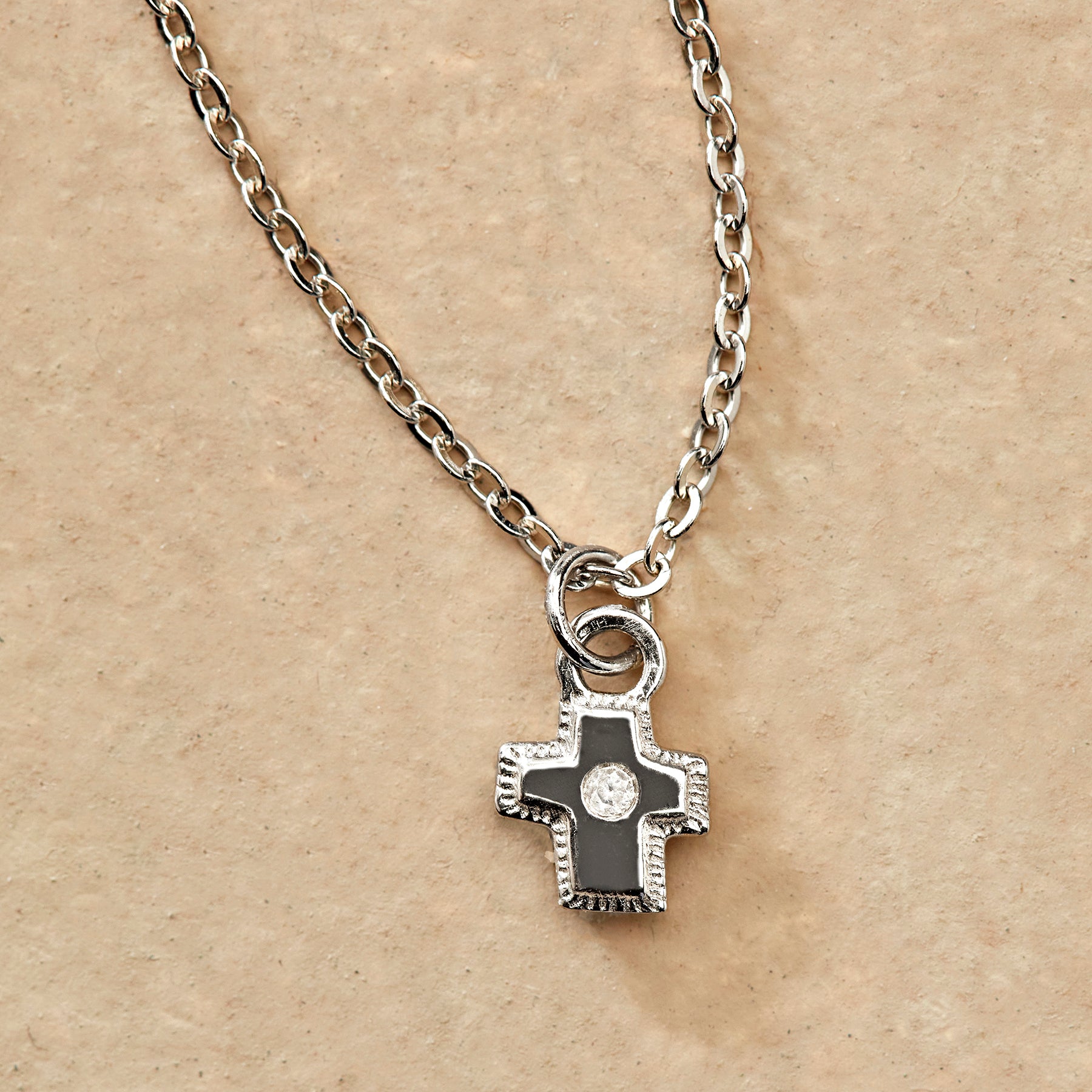 Silver Bright Faith Necklace | Sundance Outlet