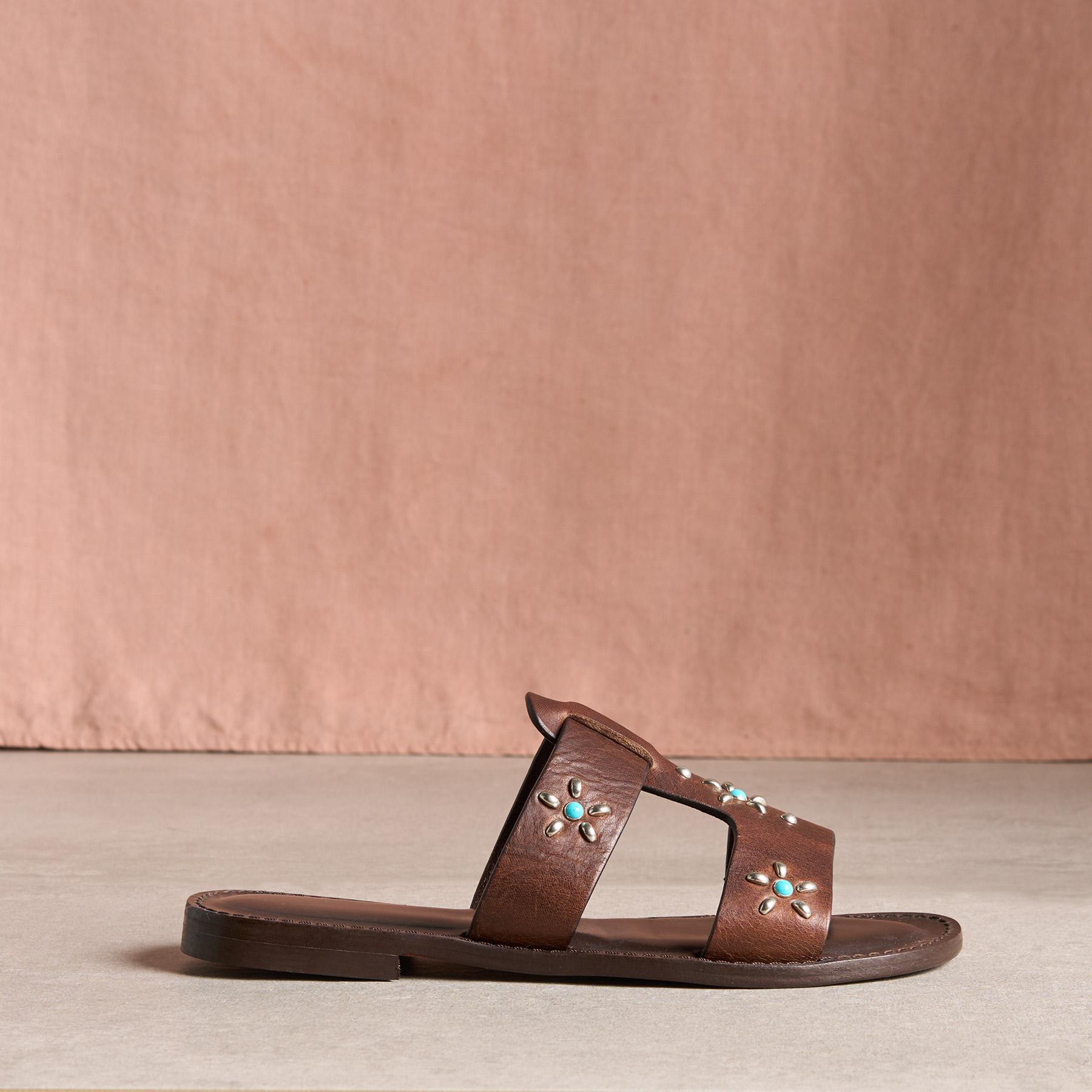 Zinnia Studded Slides | Sundance Outlet
