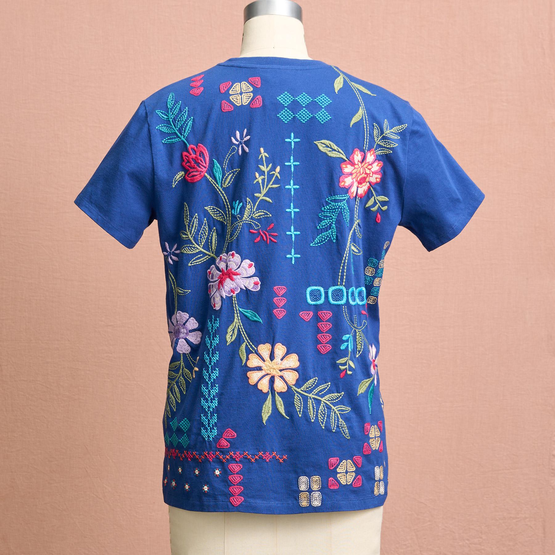 Katie Crewneck Tee, Petite - Sundance Catalog