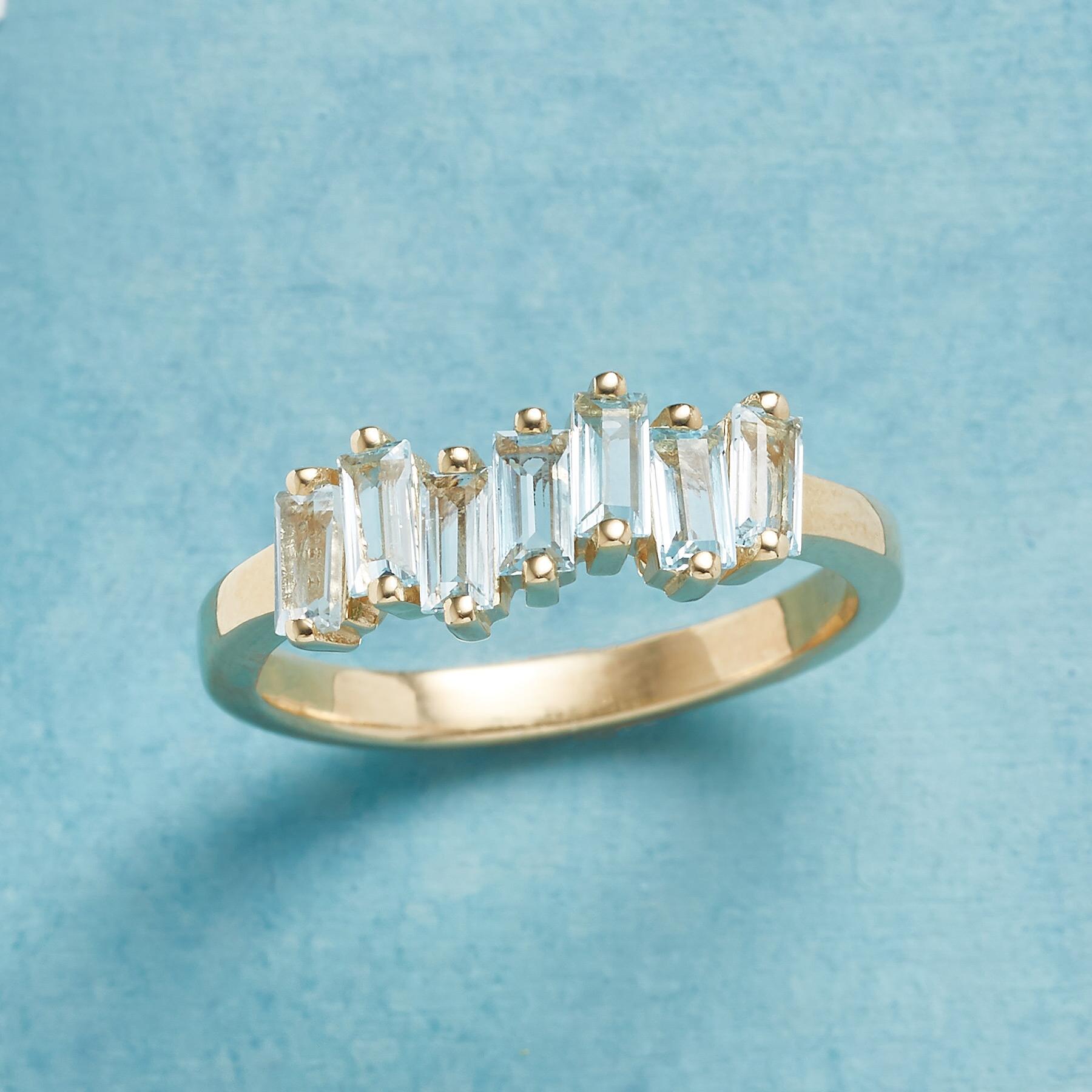 Random Blue Topaz Ring