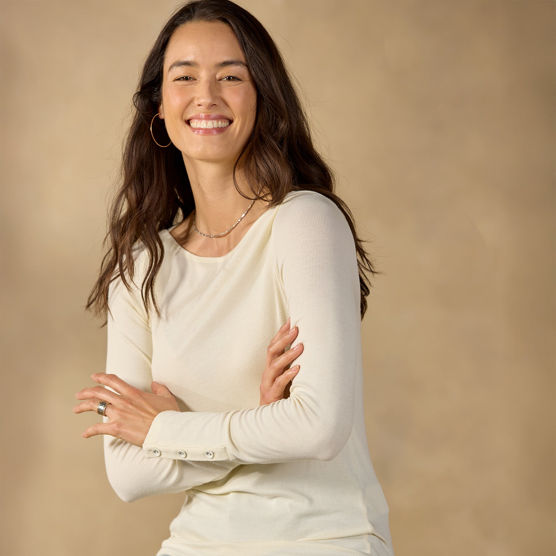 Light As Air Boatneck Tee, Petite