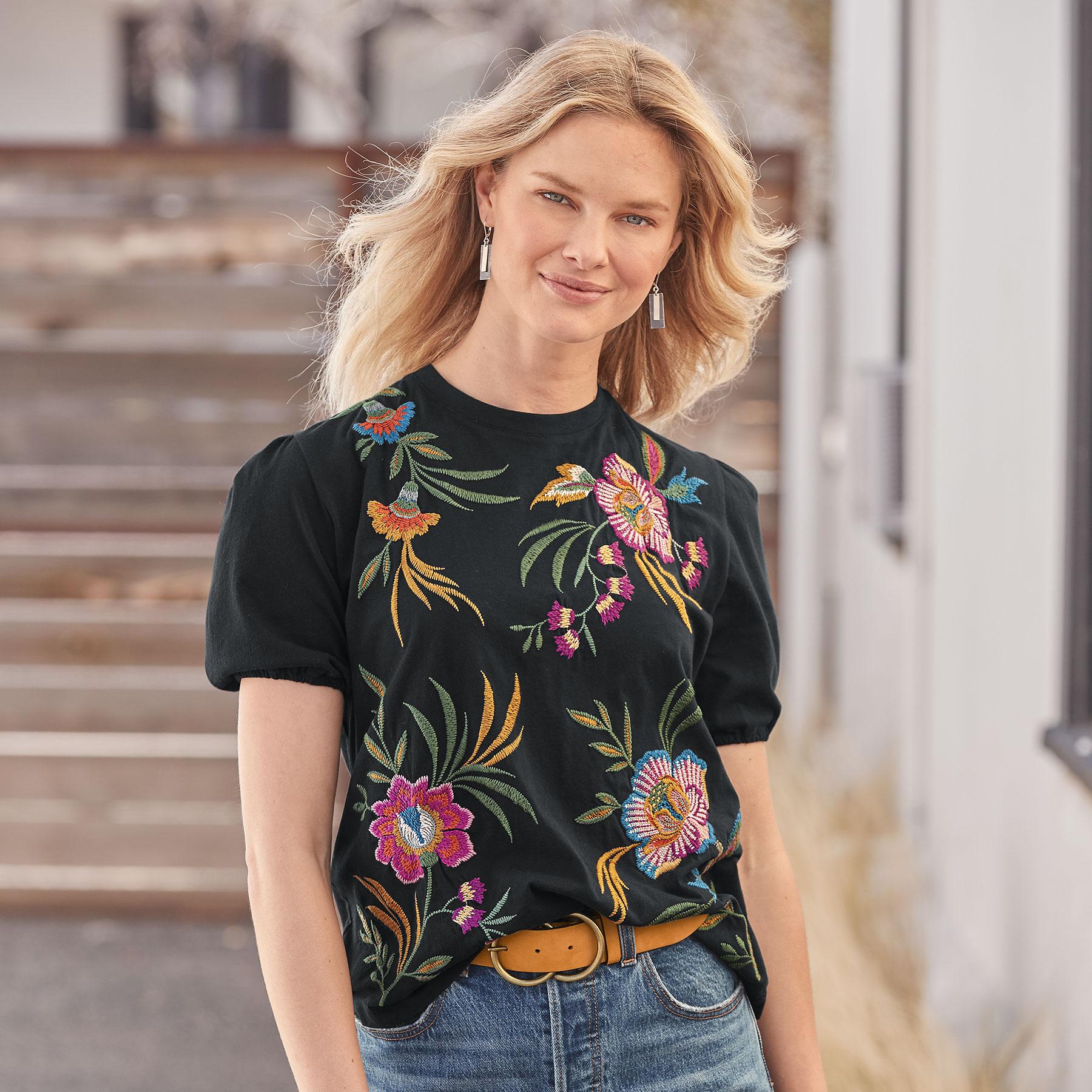 Sidonia Tee, Petite - Sundance Catalog