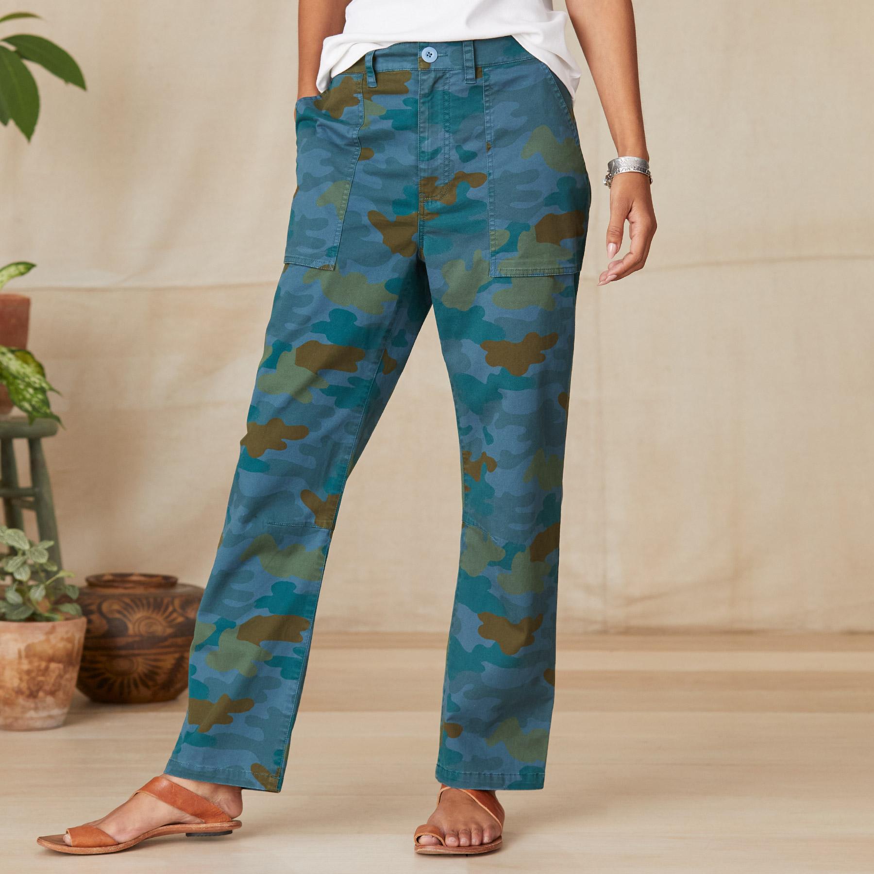 Ariel Camo Pants - Sundance Catalog