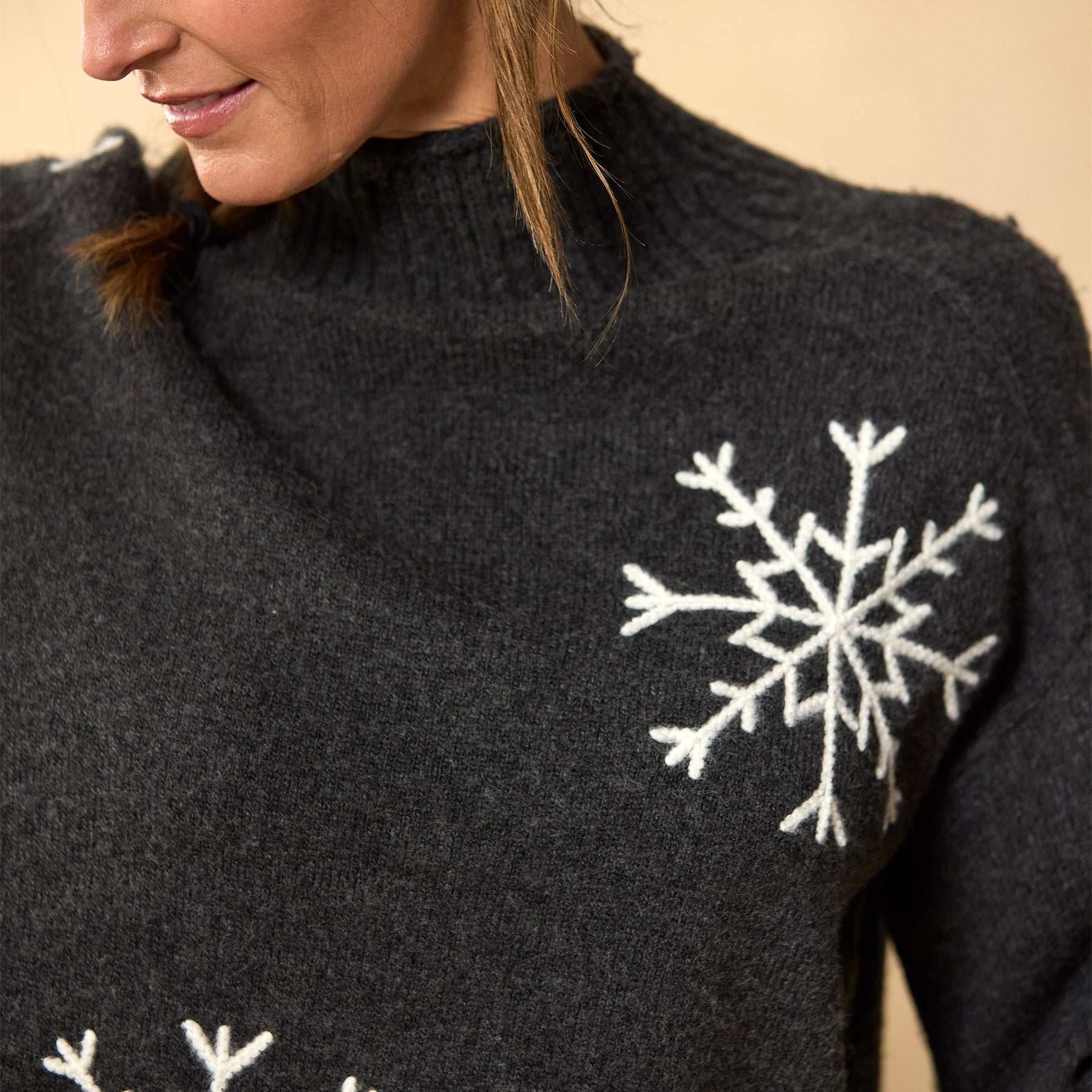 Sweet Snowflake Sweater, Petite | Sundance Outlet