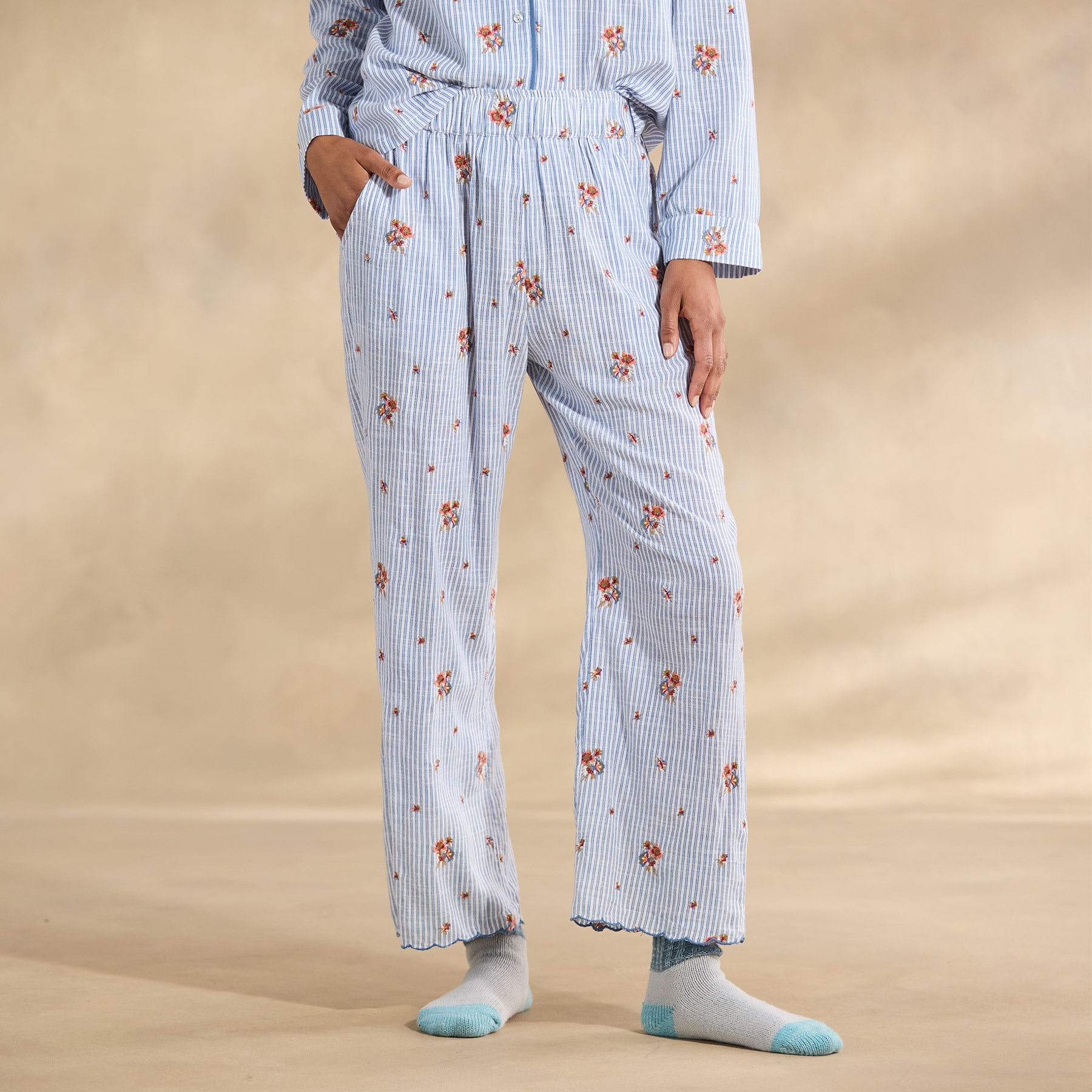 Sweet Dreamer Embroidered Pj Bottoms | Sundance Outlet